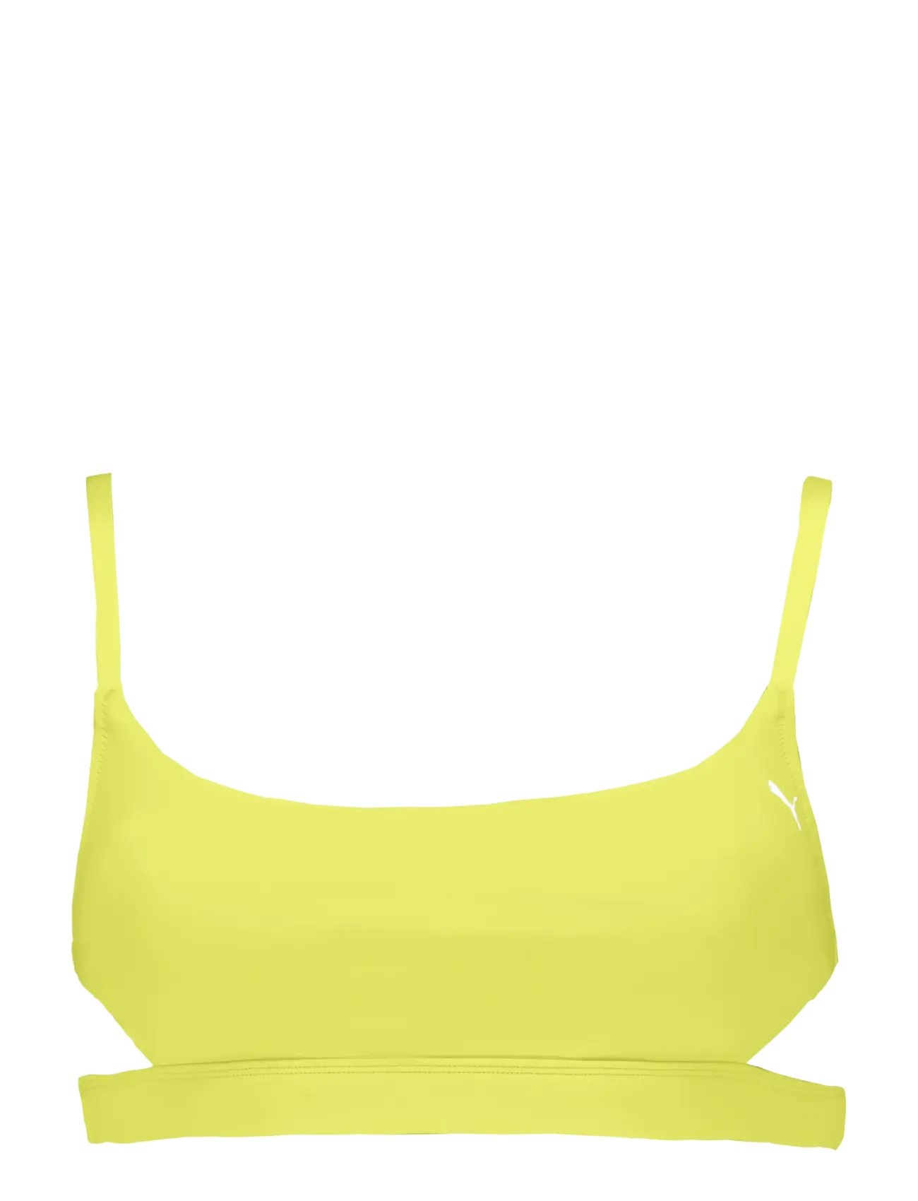 PUMA SWIM Puma Swim Damen Peekaboo Oberteil 1P Gelb - L - Damen