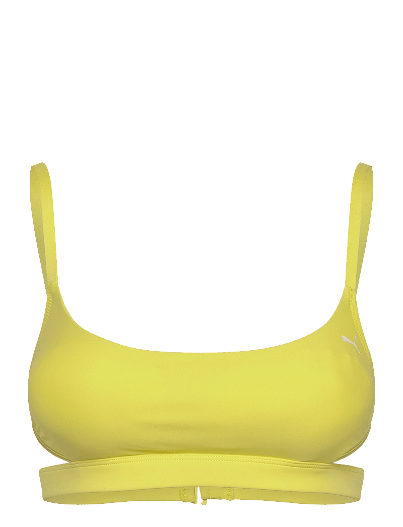 Puma Swim - PUMA SWIM WOMEN PEEKABOO TOP 1P - sportsbadetøj - lemon yellow - 0