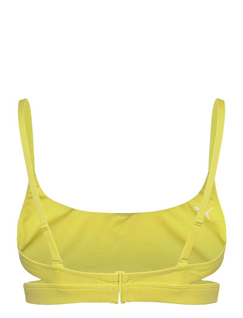 Puma Swim - PUMA SWIM WOMEN PEEKABOO TOP 1P - sportsbadetøj - lemon yellow - 1