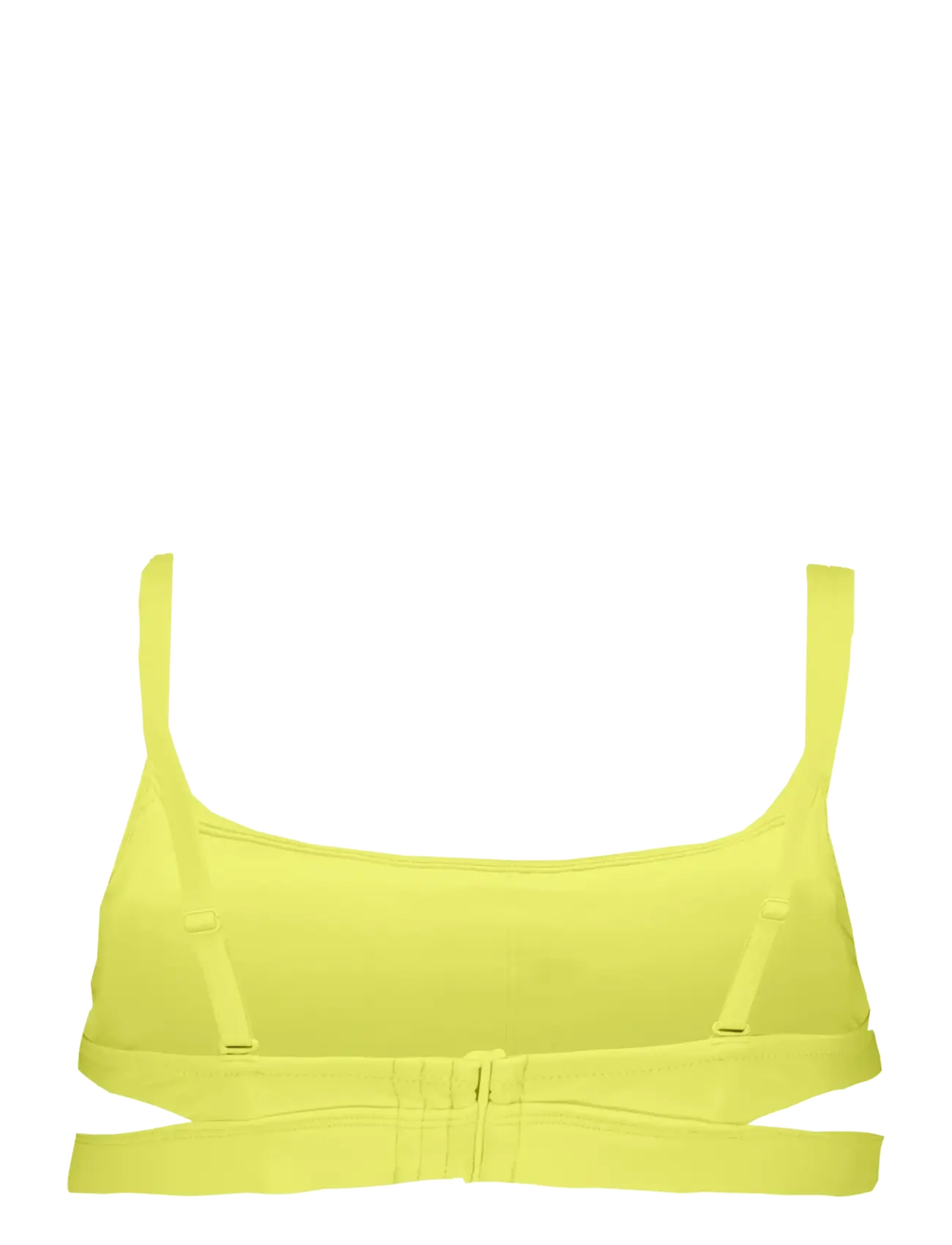 Puma Swim - PUMA SWIM WOMEN PEEKABOO TOP 1P - bikinis - lemon yellow - 1