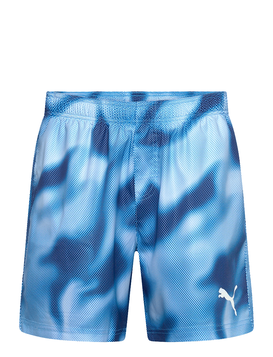 Puma Swim - PUMA SWIM MEN PRINTED RASTERIZED MID SHORTS 1P - badehosen - blue combo - 0