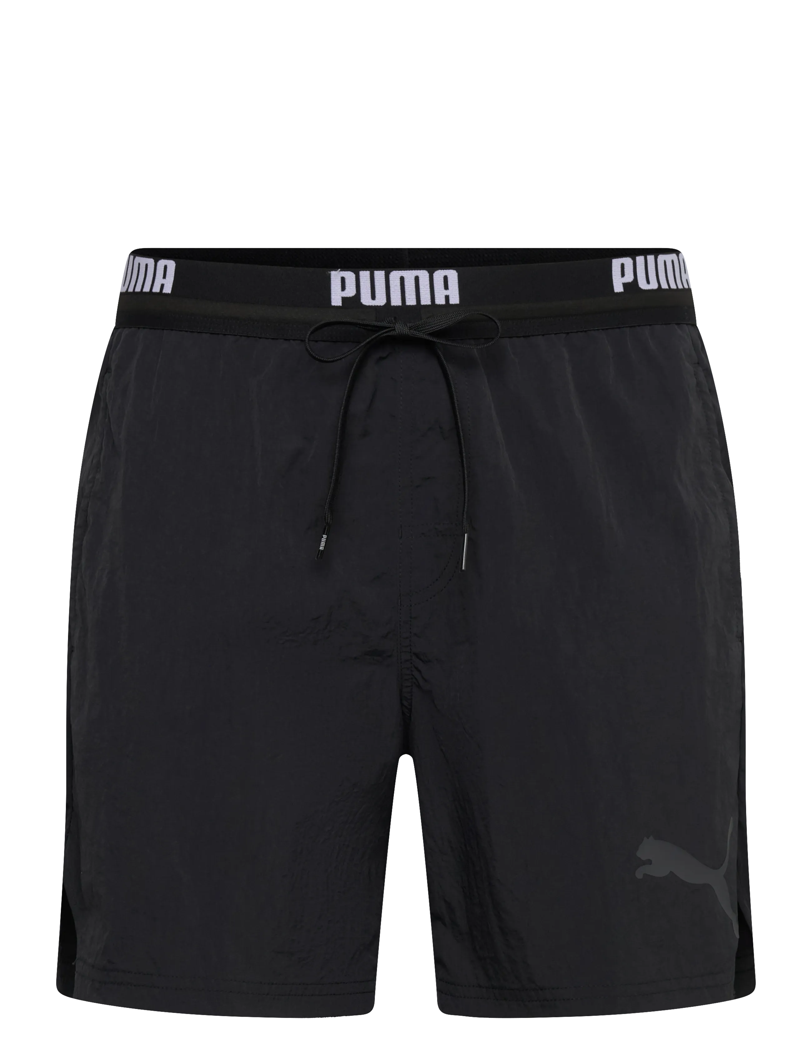 PUMA SWIM Puma Swim Herren Crinkle Mid Shorts 1P Schwarz - XL - Herren