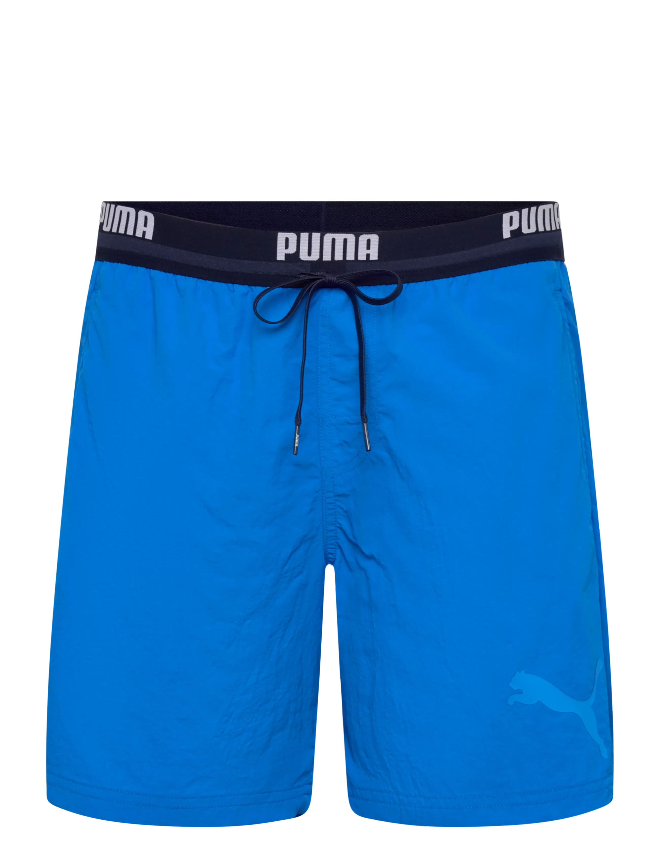 PUMA SWIM Puma Swim Herren Crinkle Mid Shorts 1P Blau - M - Herren