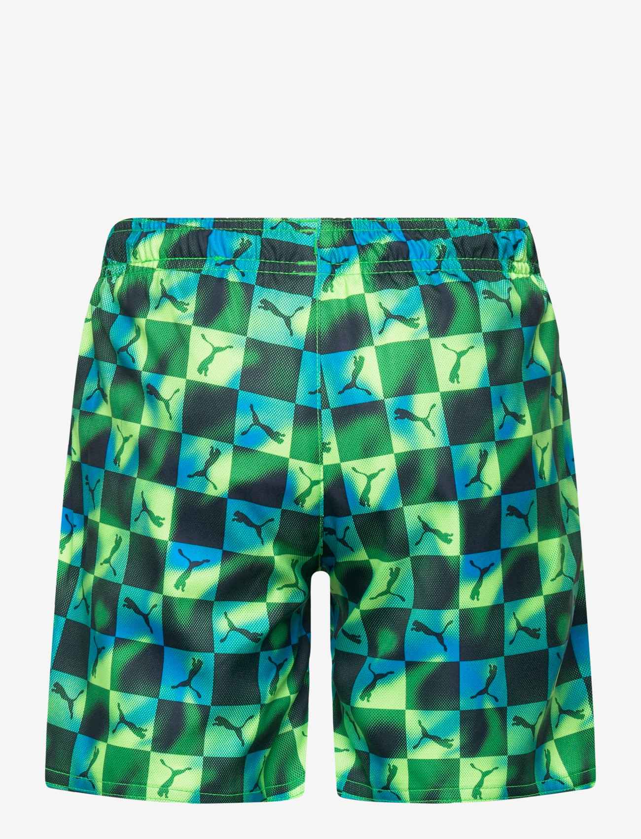 Puma Swim - PUMA SWIM BOYS PRINTED CAT MID SHORTS  1P - badehosen - green / blue / lemon - 1