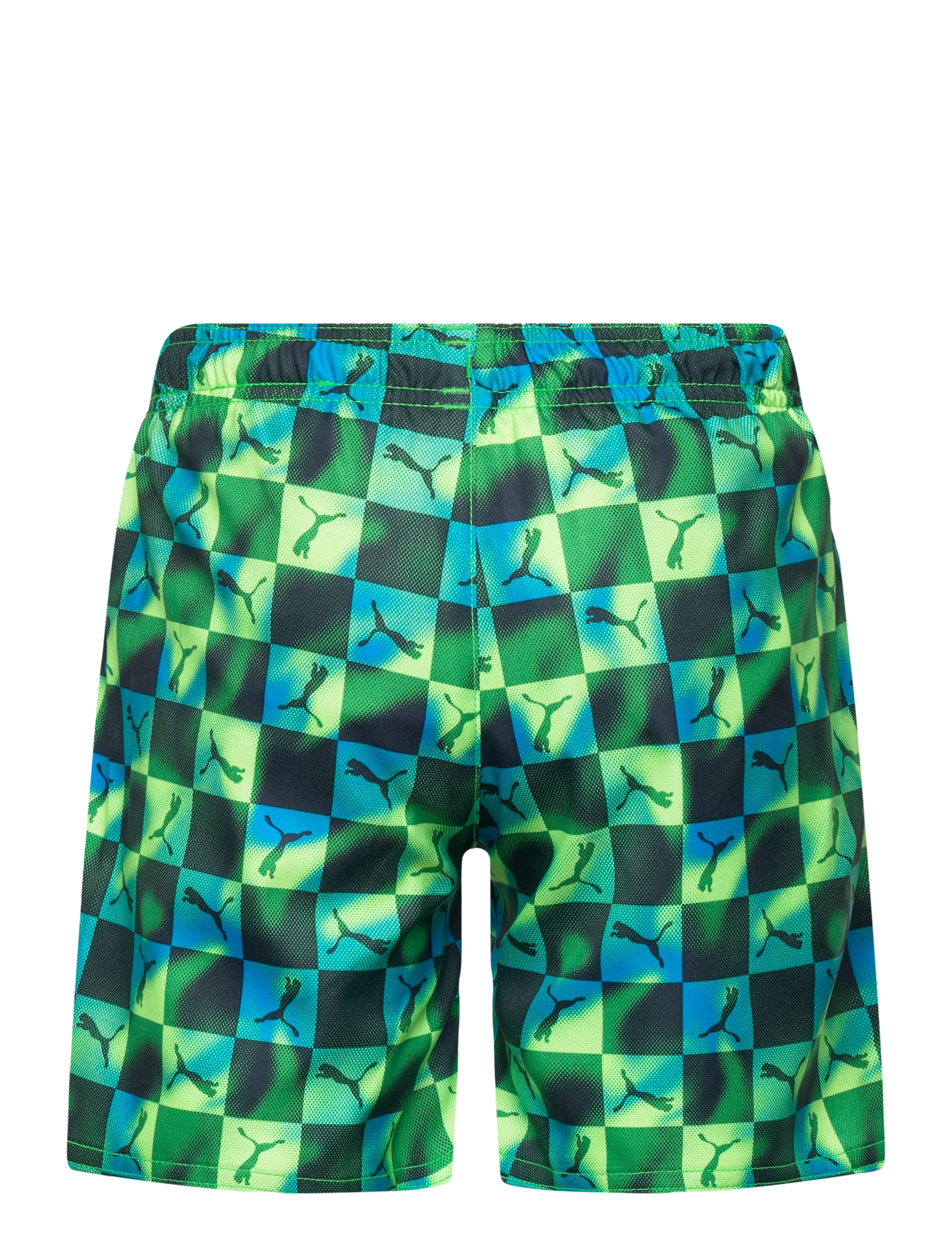 Puma Swim - PUMA SWIM BOYS PRINTED CAT MID SHORTS  1P - swim shorts - green / blue / lemon - 1