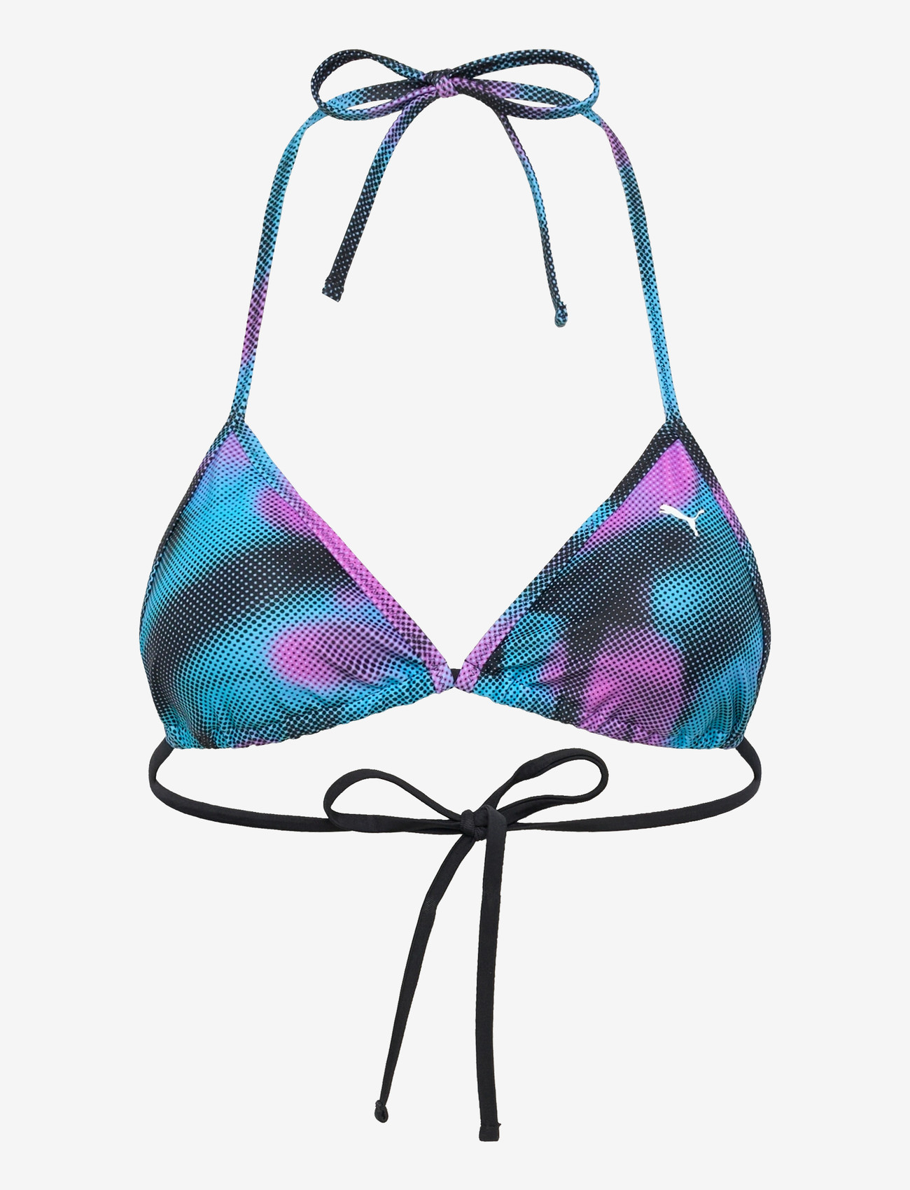 Puma Swim - PUMA SWIM WOMEN PRINTED TRIANGLE TOP 1P - sportsbadetøj - multi colour - 0