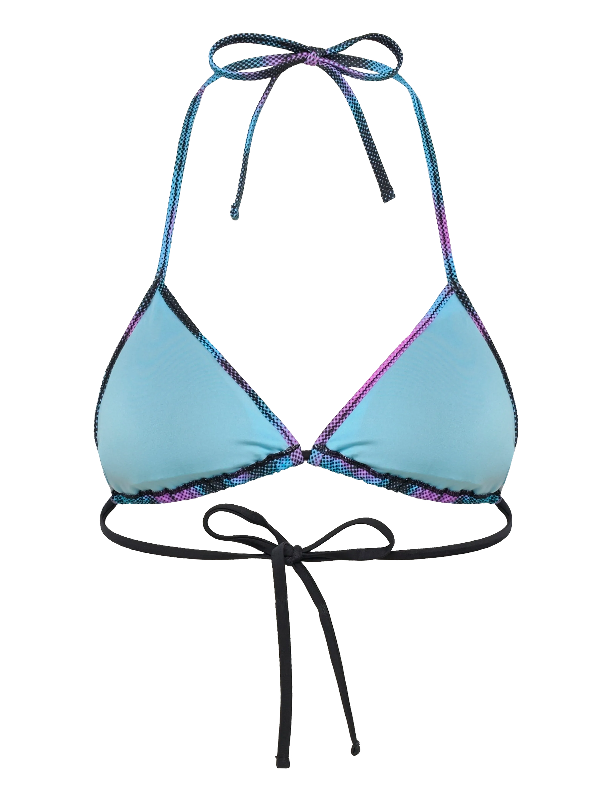 Puma Swim - PUMA SWIM WOMEN PRINTED TRIANGLE TOP 1P - Íþróttasundföt - multi colour - 1