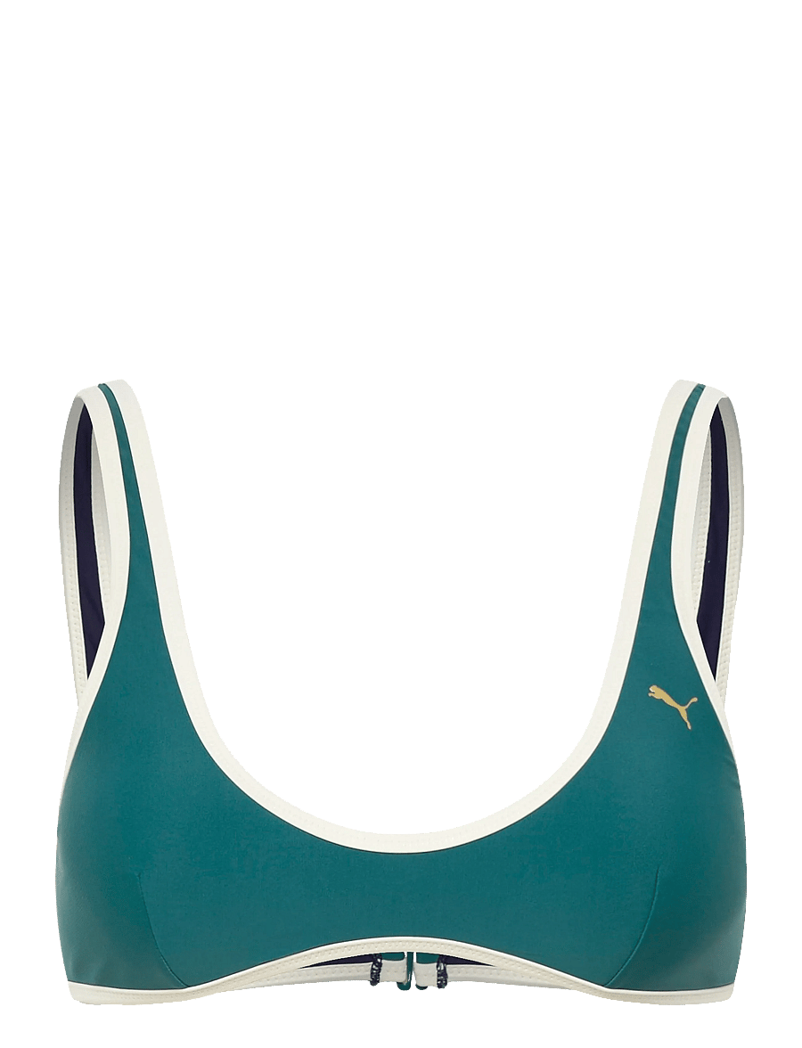 Puma Swim - PUMA SWIM WOMEN REVERSIBLE TOP 1P - sport-bademode - emerald ice / navy - 0