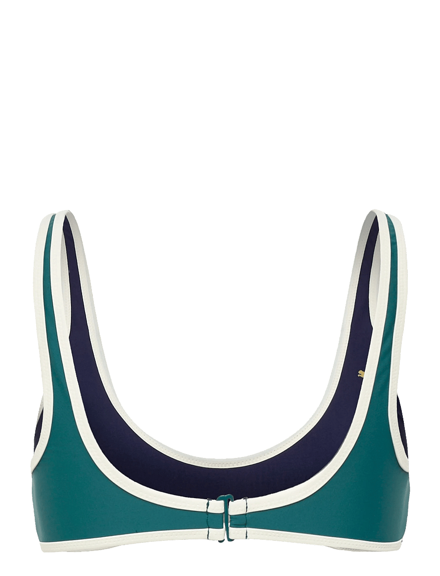 Puma Swim - PUMA SWIM WOMEN REVERSIBLE TOP 1P - sport-bademode - emerald ice / navy - 1