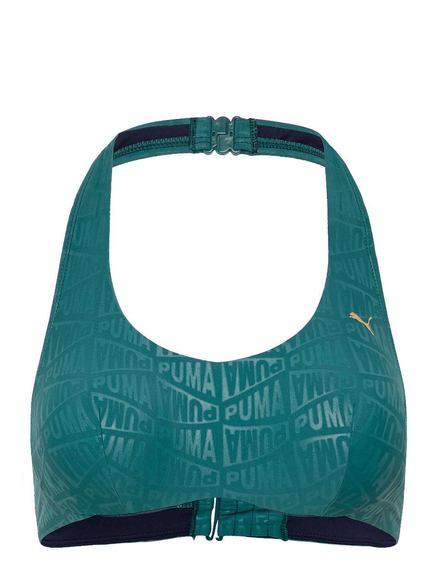 Puma Swim - PUMA SWIM WOMEN EMBOSSED SCOOP NECK TOP 1P - sport-bademode - emerald ice - 3