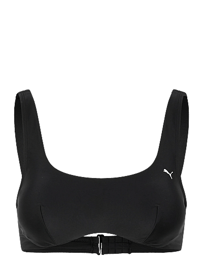 Puma Swim PUMA SWIM WOMEN SCOOP NECK TOP 1P - Bikiinid - BLACK / black