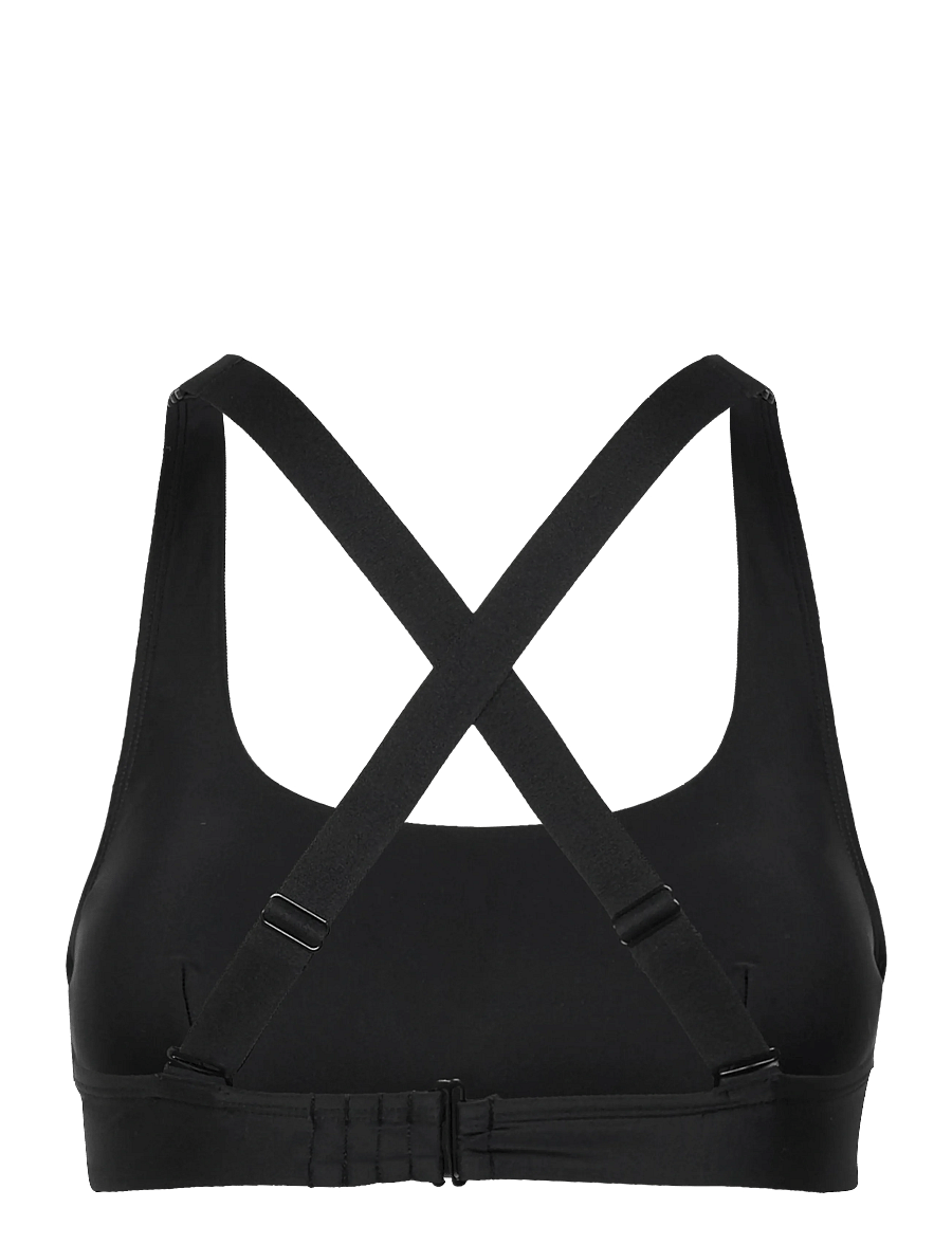 Puma Swim - PUMA SWIM WOMEN SCOOP NECK TOP 1P - bikinis - black - 2