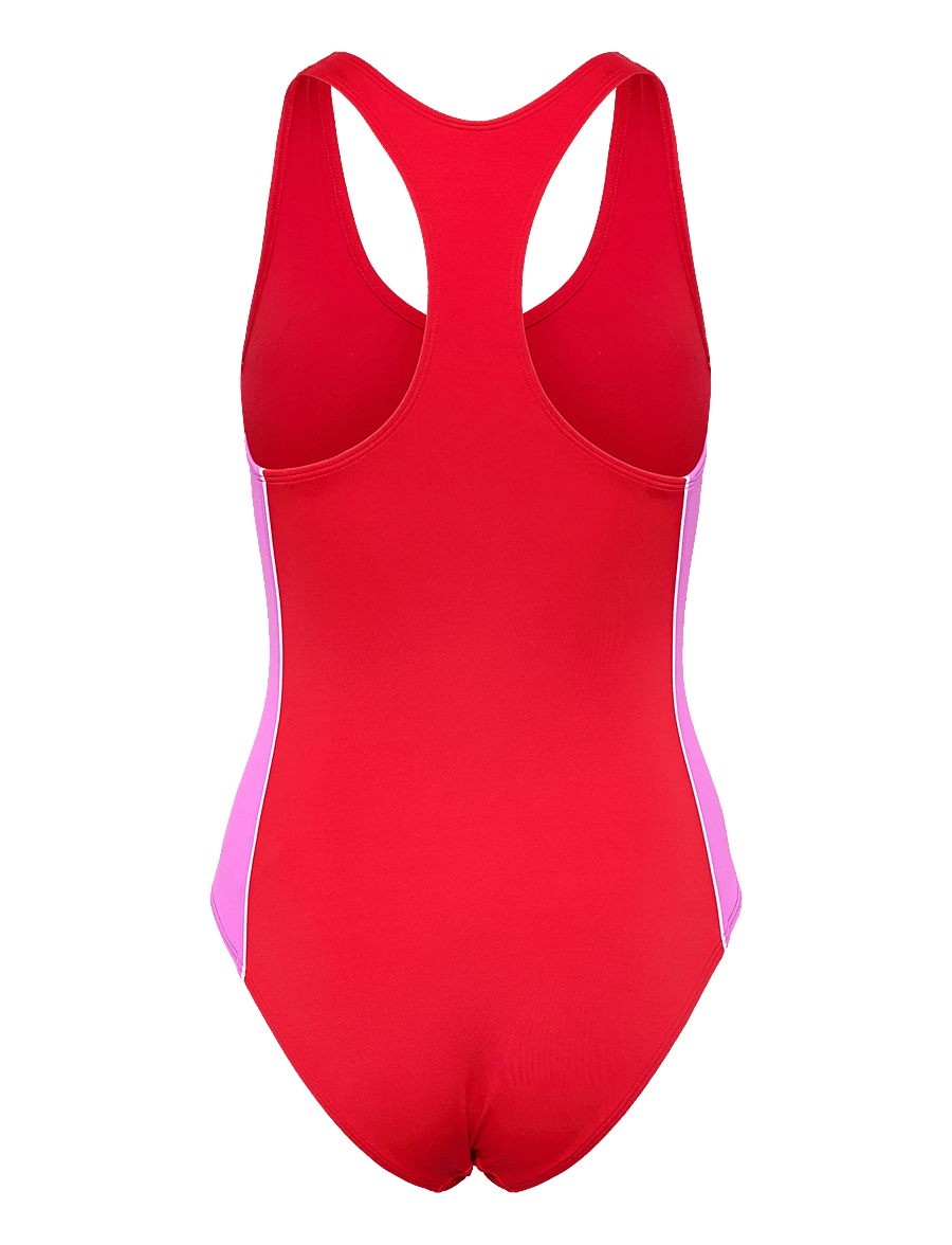 Puma Swim - PUMA SWIM WOMEN T7 SWIMSUIT 1P - sport-bademode - red / electric orchid - 1