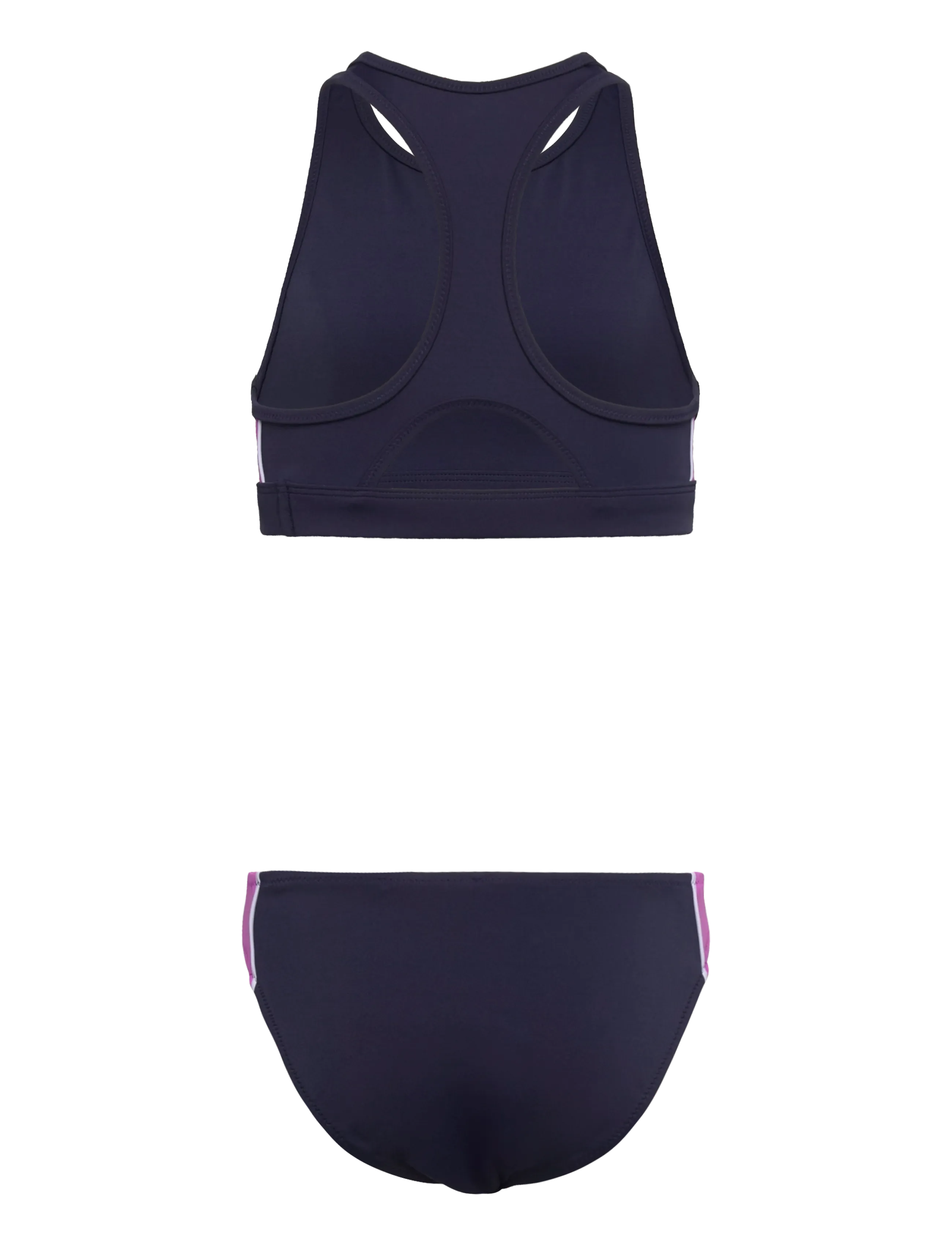 Puma Swim - PUMA SWIM GIRLS T7 BIKINI SET 1P - bikinis - navy / electric orchid - 1