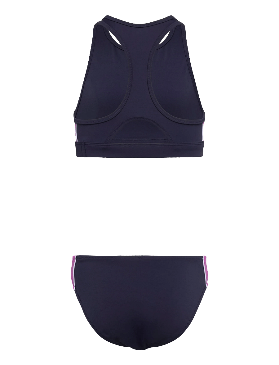 Puma Swim - PUMA SWIM GIRLS T7 BIKINI SET 1P - bikinis - navy / electric orchid - 1