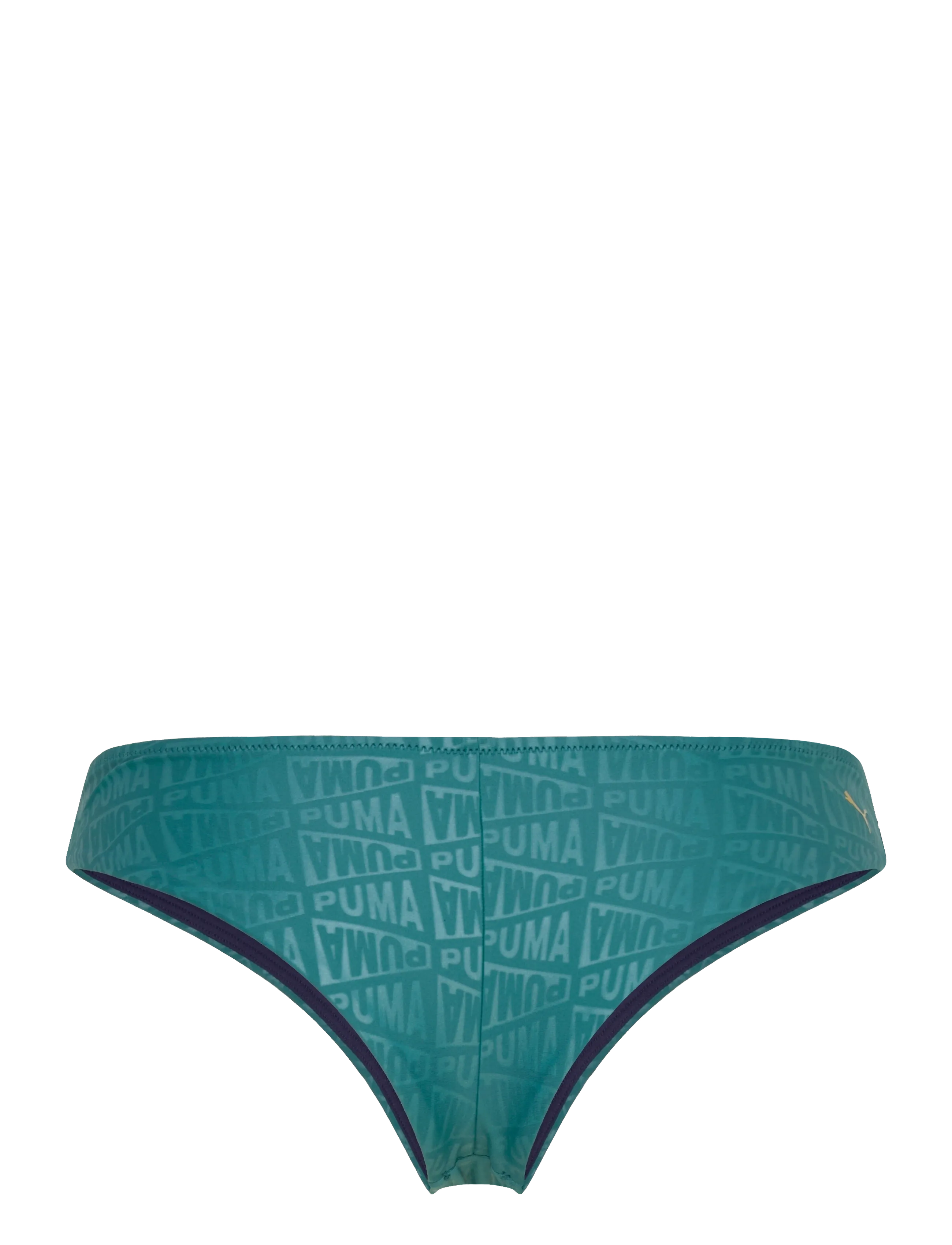 Puma Swim - PUMA SWIM WOMEN EMBOSSED BRAZILIAN BRIEFS 1P - bikinis - emerald ice - 1