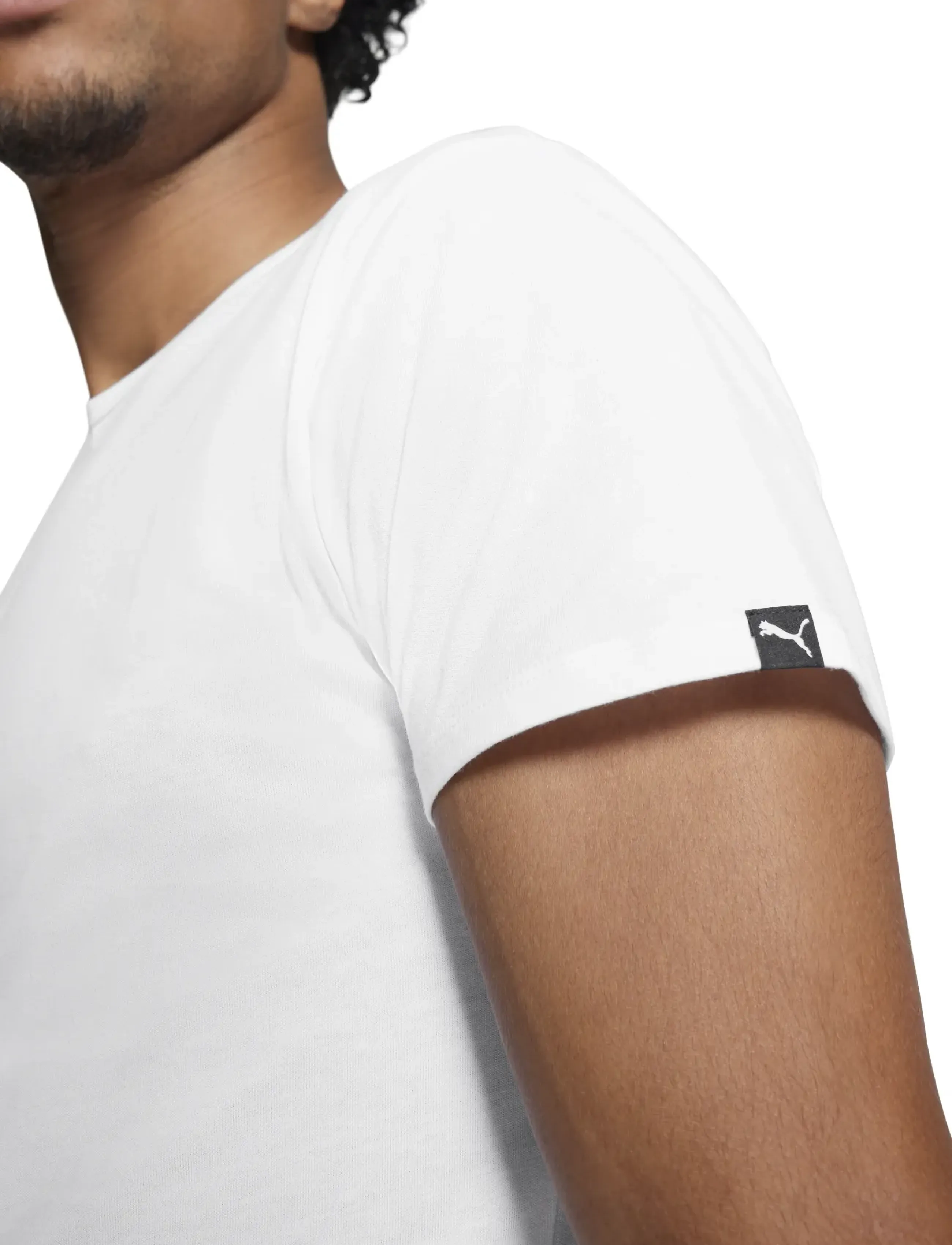 PUMA - PUMA BASIC 2P CREW TEE - white - 3