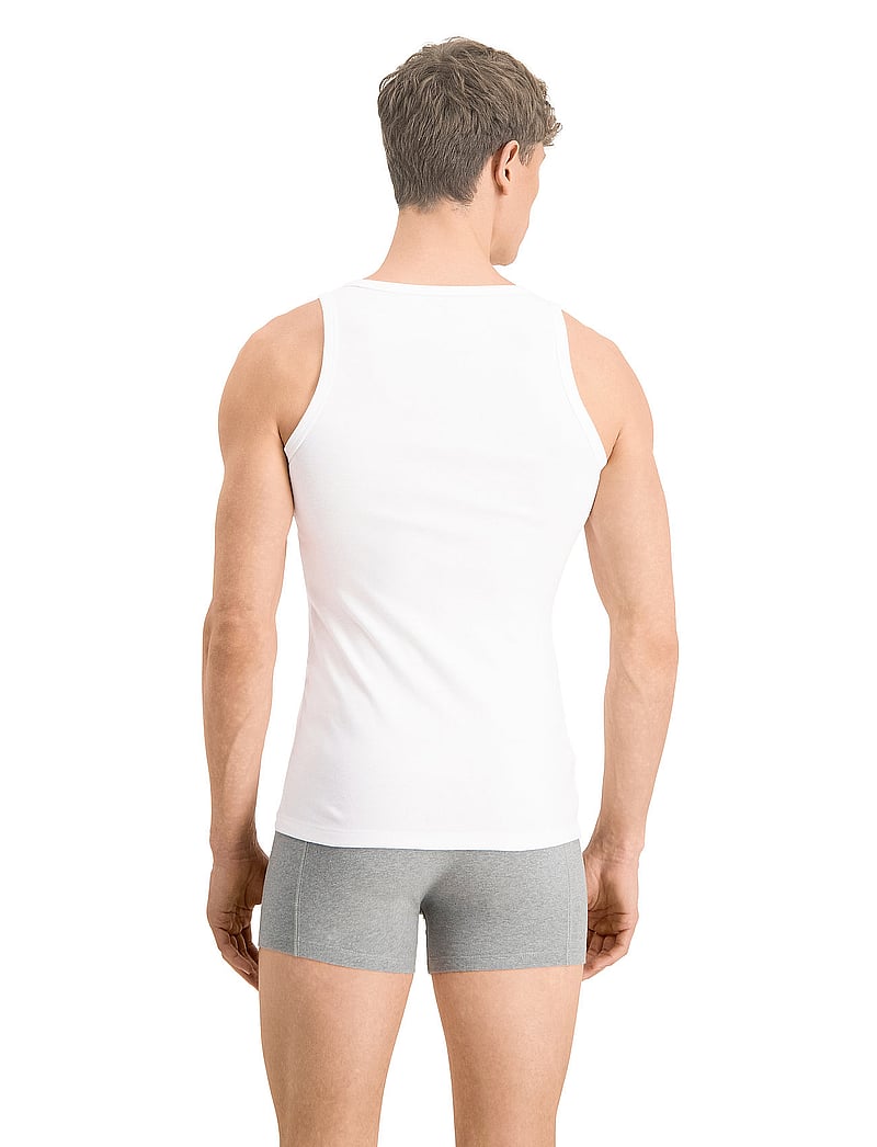PUMA - PUMA BASIC 2P TANK TOP - toppar & t-shirts - white - 2