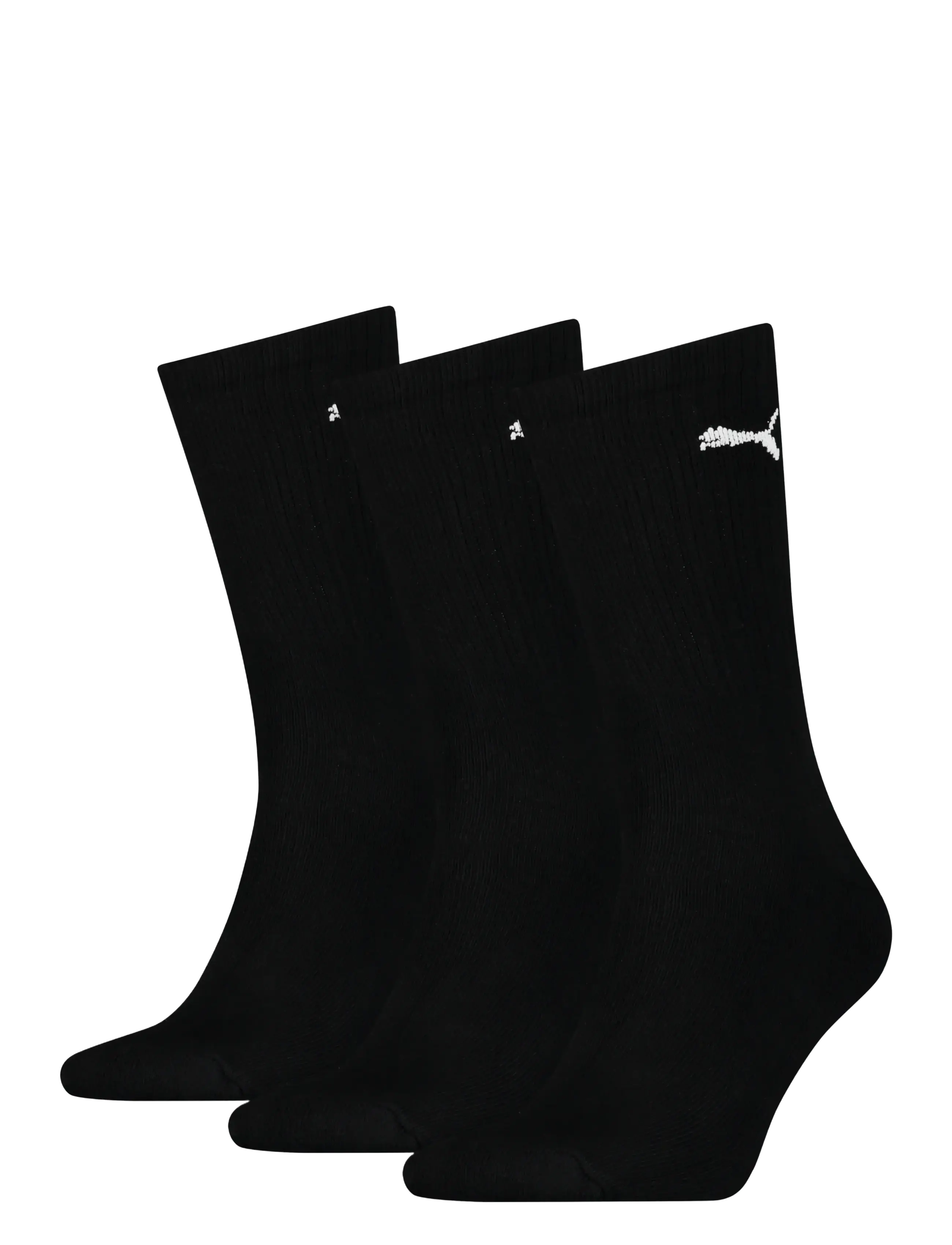 PUMA - PUMA UNISEX LIGHT CREW SOCK 3P - sportstrømper - black - 1