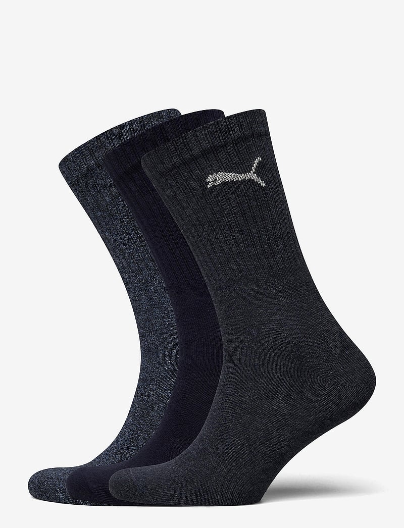 PUMA - PUMA UNISEX LIGHT CREW SOCK 3P - träningsstrumpor - navy - 0