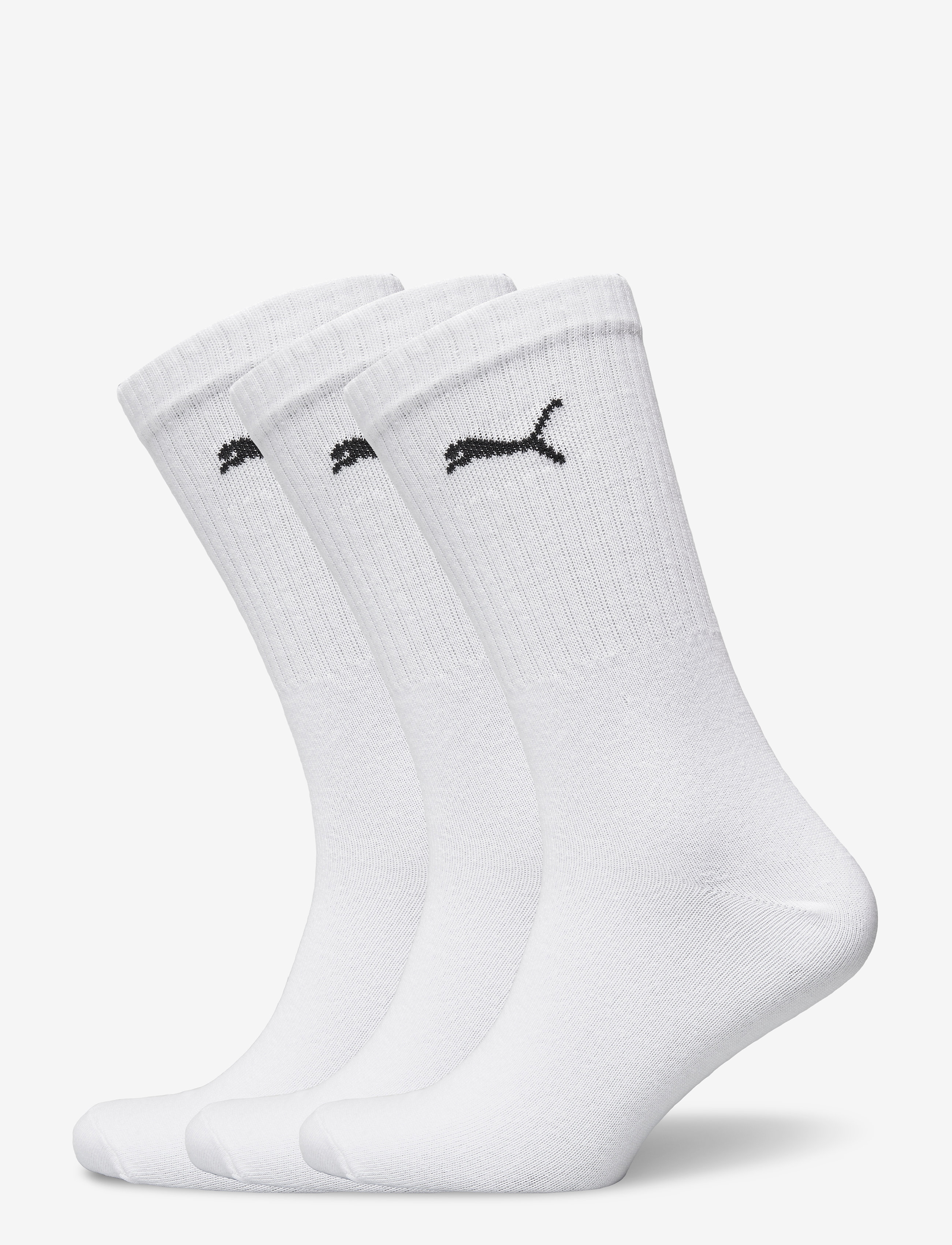 PUMA Puma Unisex Light Crew Sock 3P, 35-38, White, Sokker > Almindelige Sokker, Dame