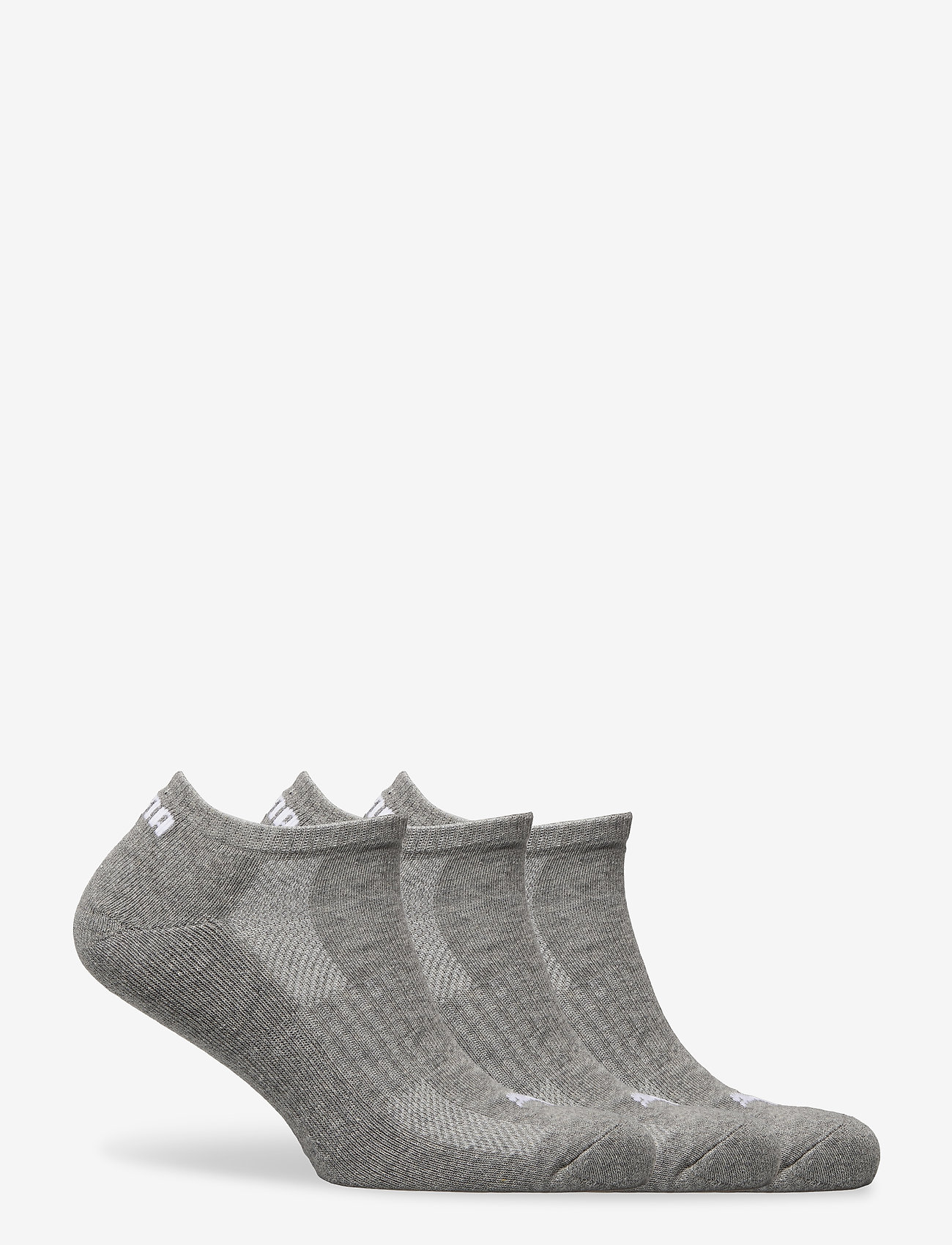PUMA - PUMA CUSHIONED SNEAKER 3P UNISEX - träningsstrumpor - middle grey melange - 1