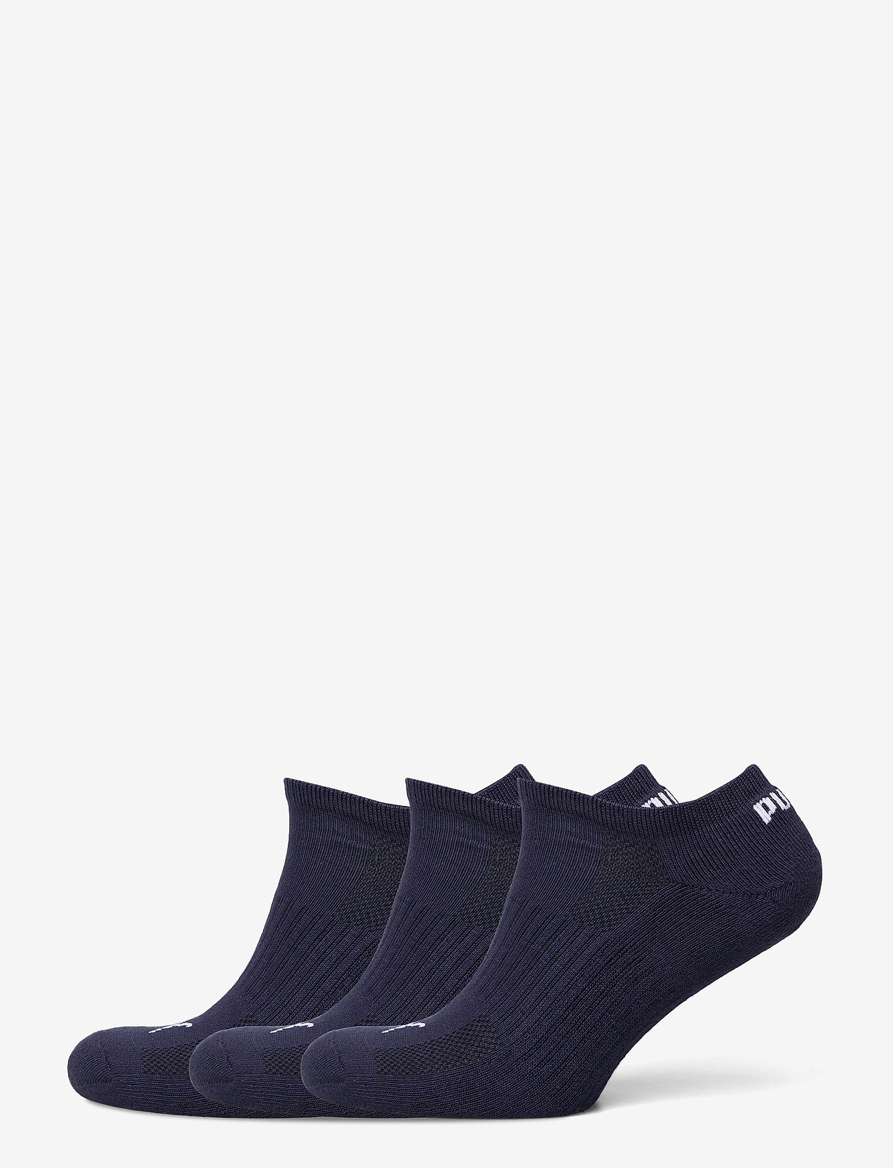 PUMA - PUMA CUSHIONED SNEAKER 3P UNISEX - träningsstrumpor - navy - 0