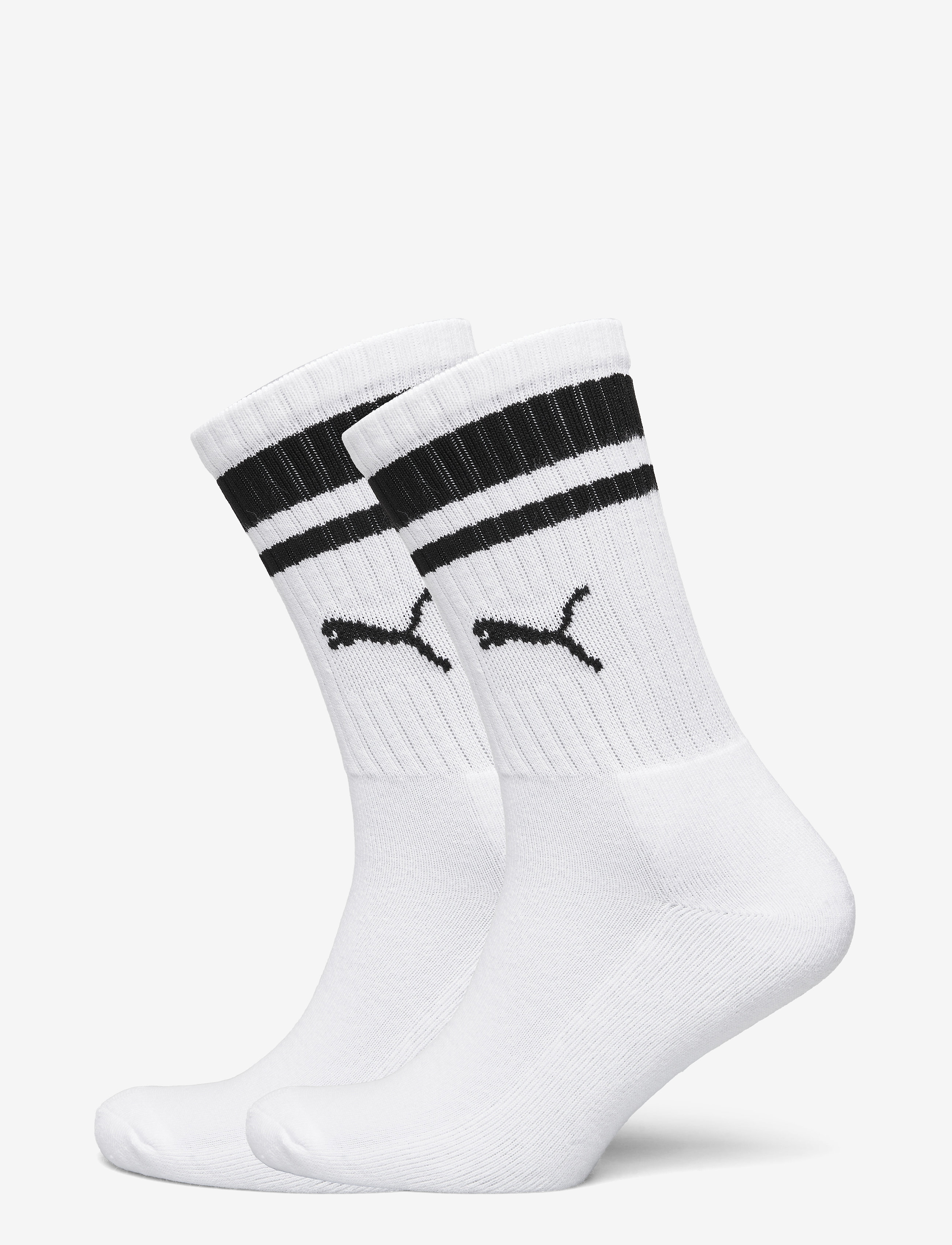 PUMA PUMA CREW HERITAGE STRIPE 2P UNISEX - Underkläder - WHITE / white