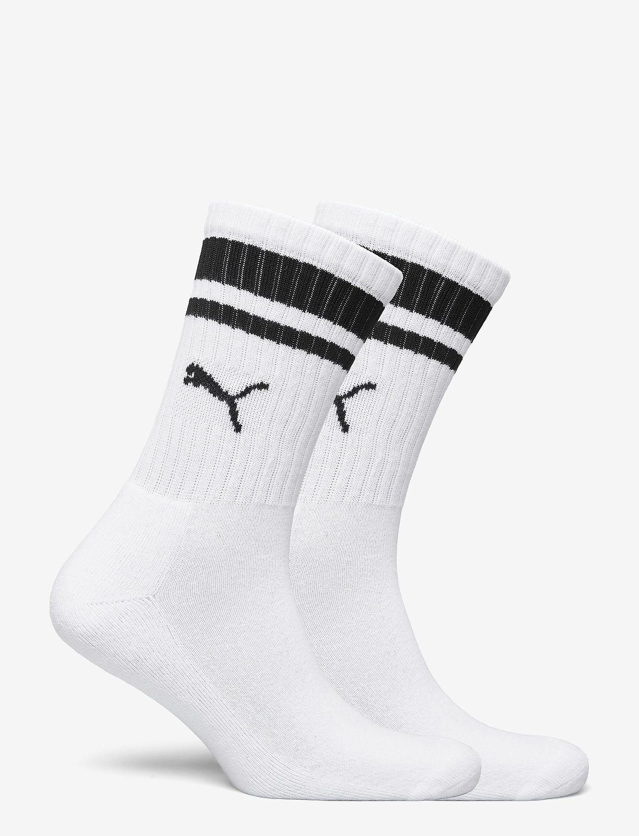 PUMA - PUMA UNISEX HERITAGE CREW SOCK 2P - sport socks - white - 1