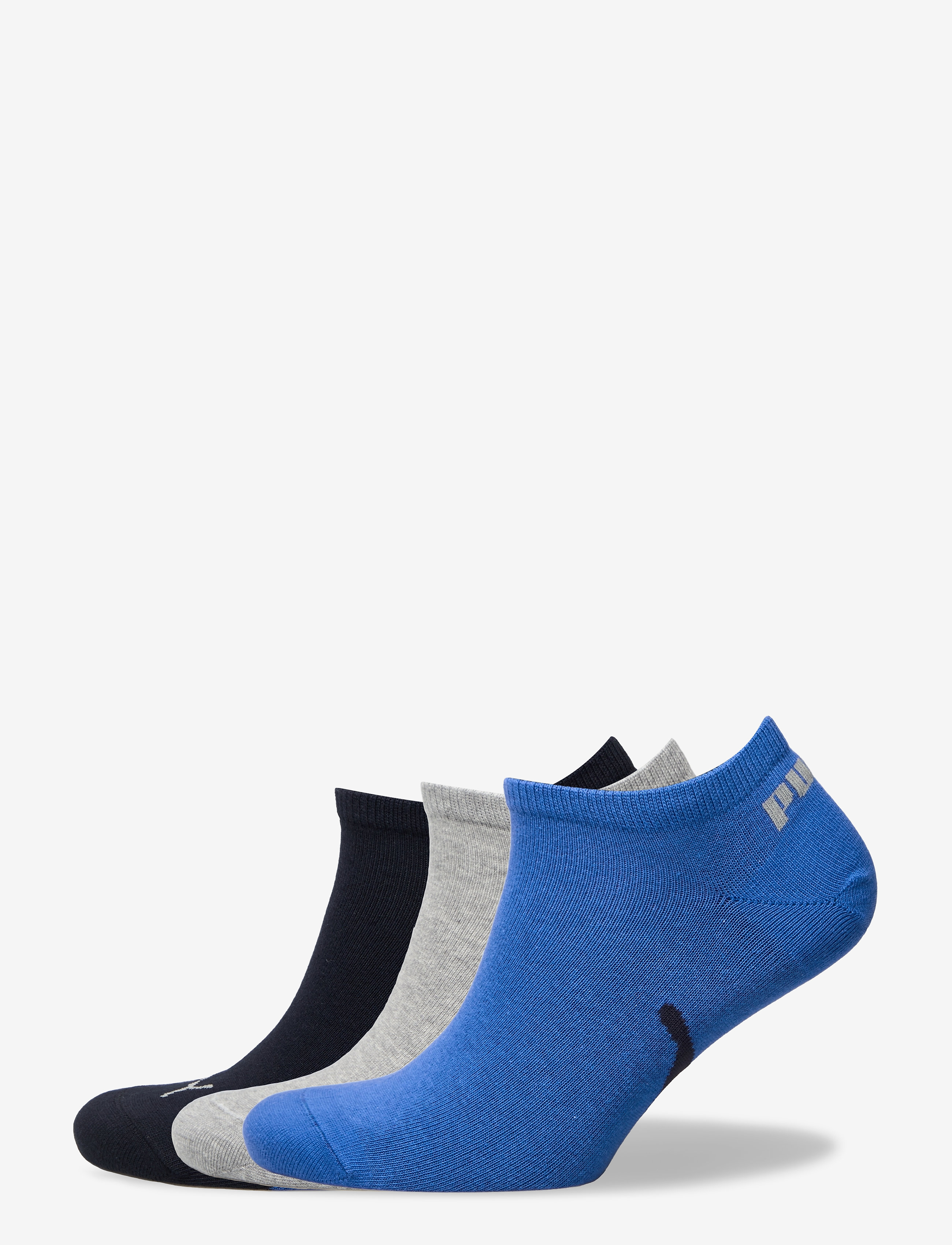 PUMA PUMA UNISEX LIFESTYLE SNEAKERS 3P - Strumpor - NAVY / GREY / STRONG BLUE / blue