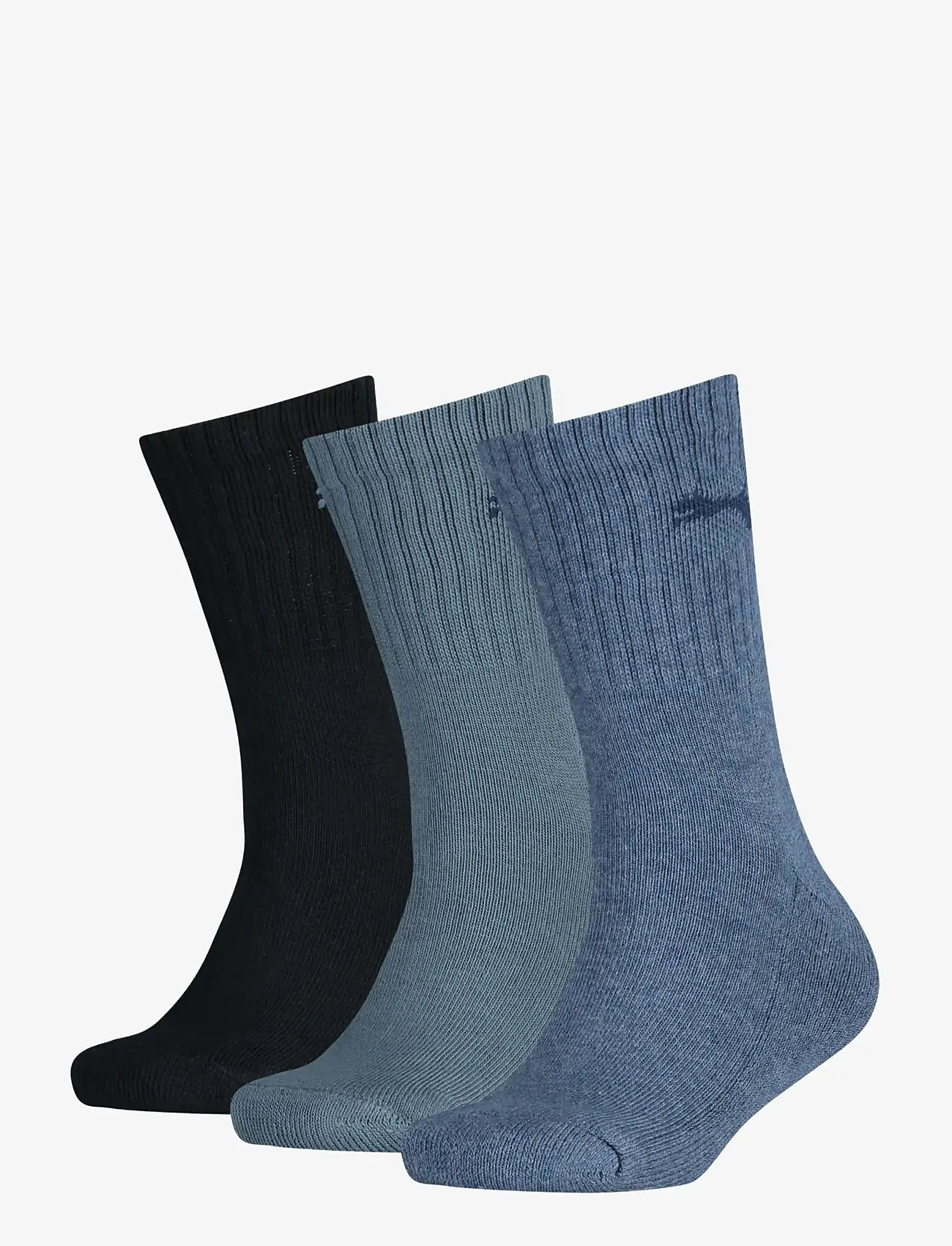 PUMA - PUMA KIDS CREW SOCK 3P - strømper - denim blue - 0