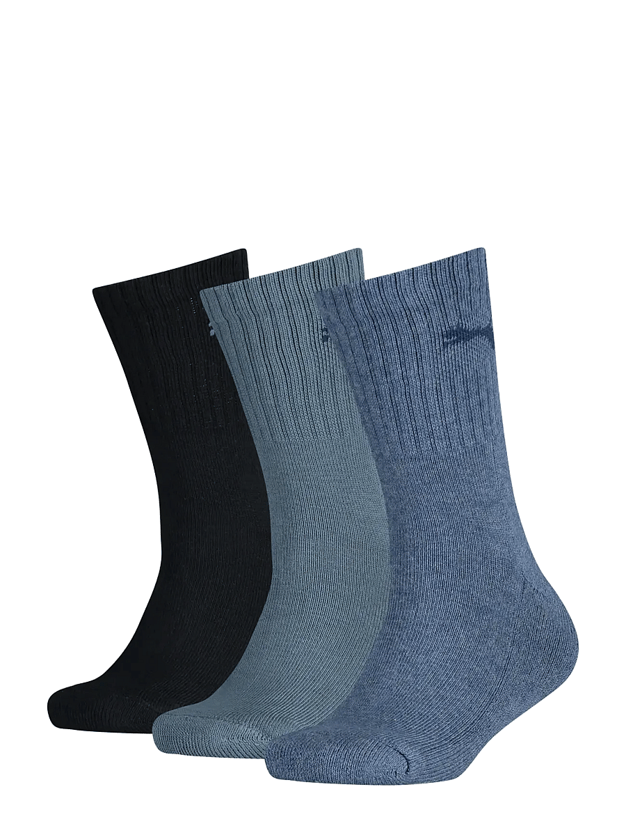 PUMA - PUMA KIDS CREW SOCK 3P - strümpfe - denim blue - 0