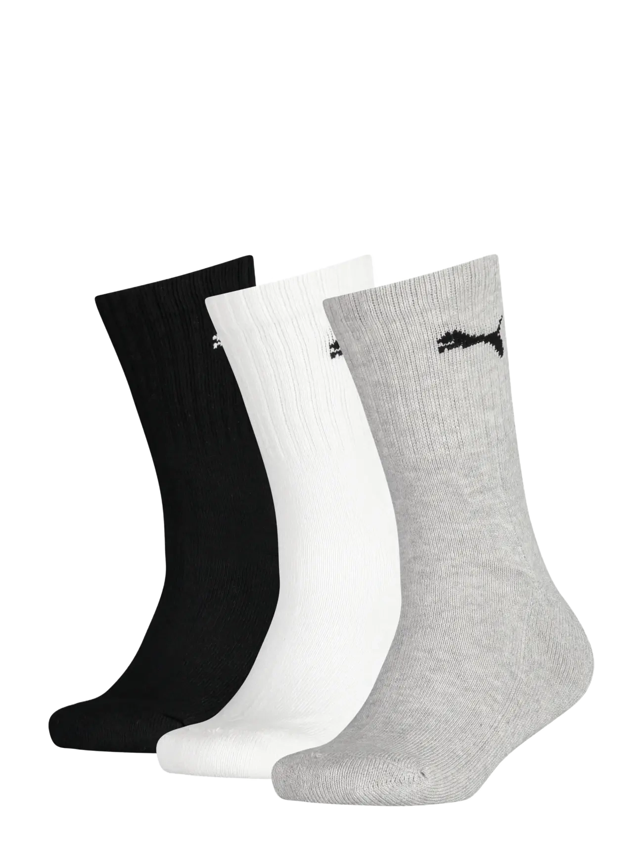 PUMA Puma Kids Crew Sock 3P, 27-30, Multi/patterned, Sokker & Strømpebukser > Sokker, Børn