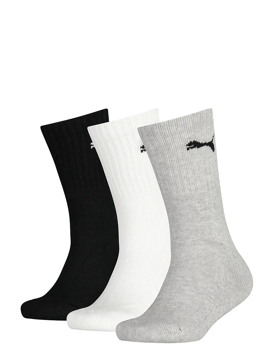 PUMA - PUMA KIDS CREW SOCK 3P - strümpfe - grey/white/black - 0