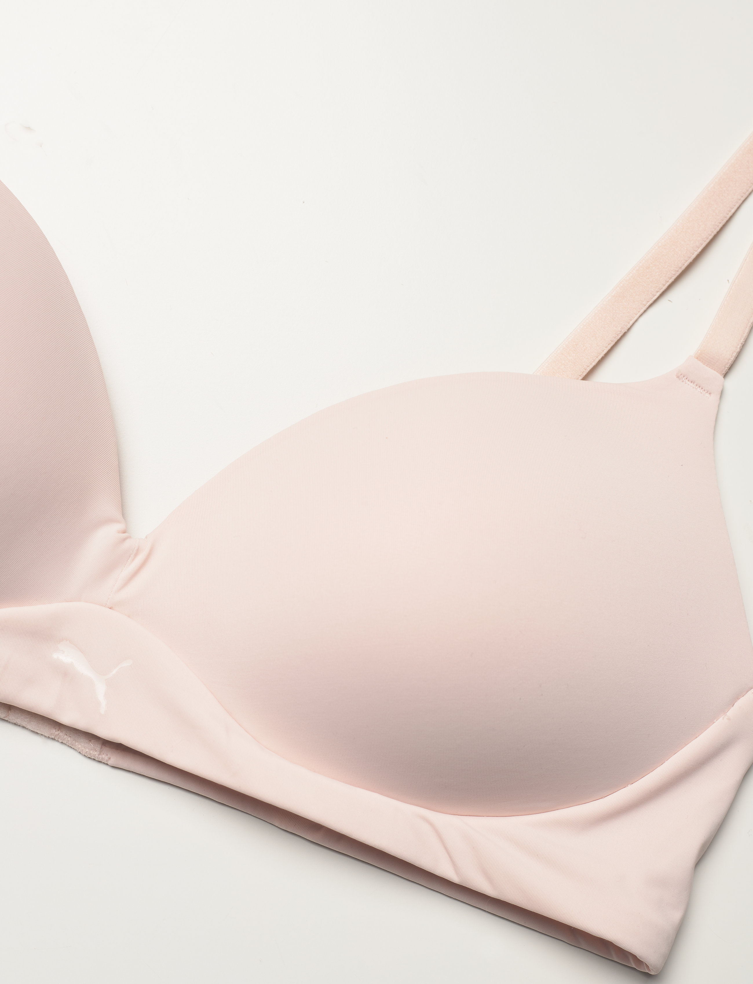 PUMA - PUMA WOMEN SOFT PADDED BRA 1P - liemenėlės be lankelių - rose dust - 5