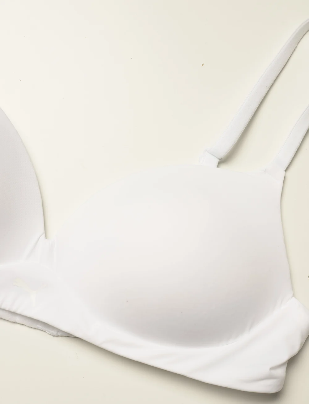 PUMA - PUMA WOMEN SOFT PADDED BRA 1P - bygellösa bh:ar - white - 5