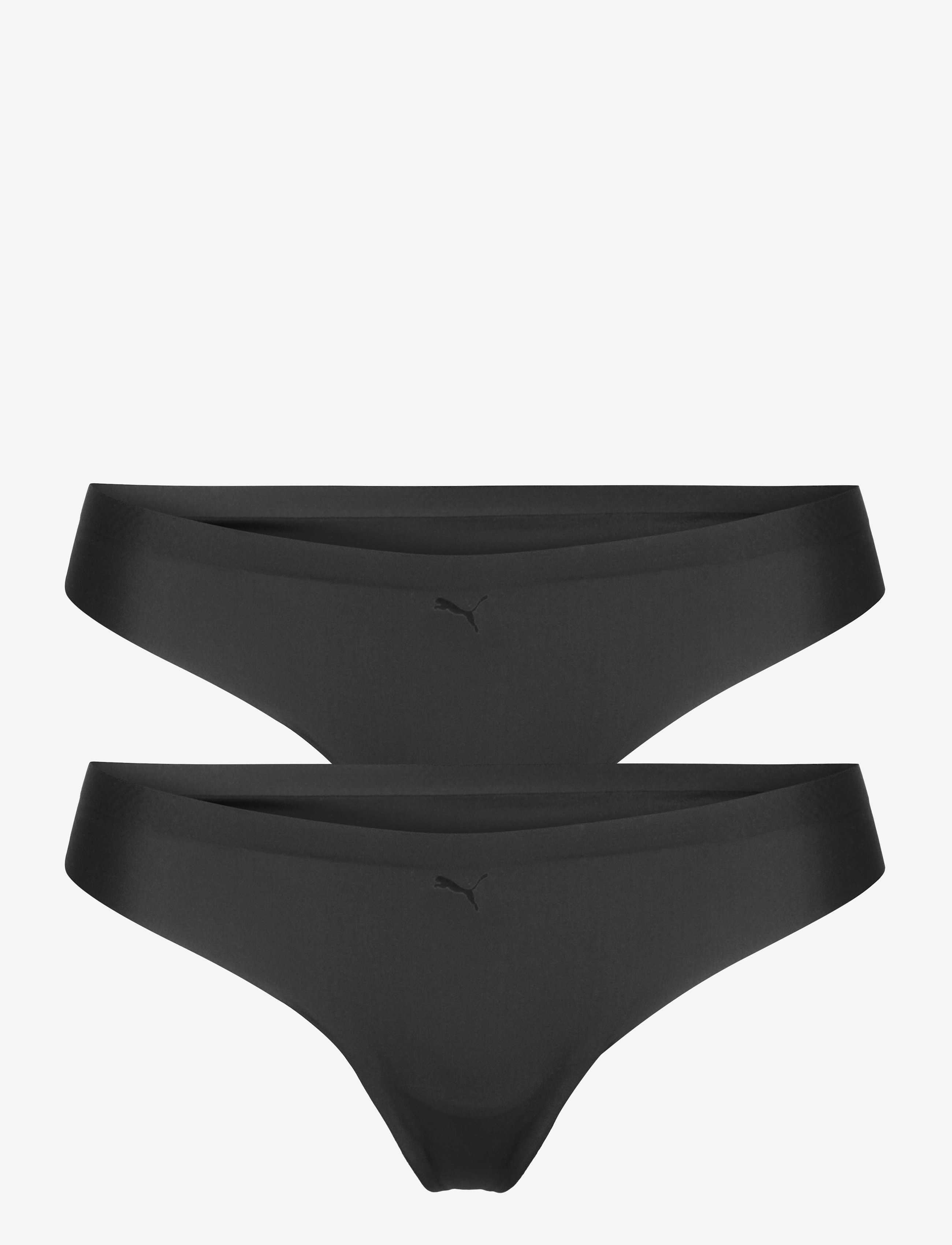 PUMA PUMA WOMEN SEAMLESS STRING 2P PACK - Trusser - BLACK / black