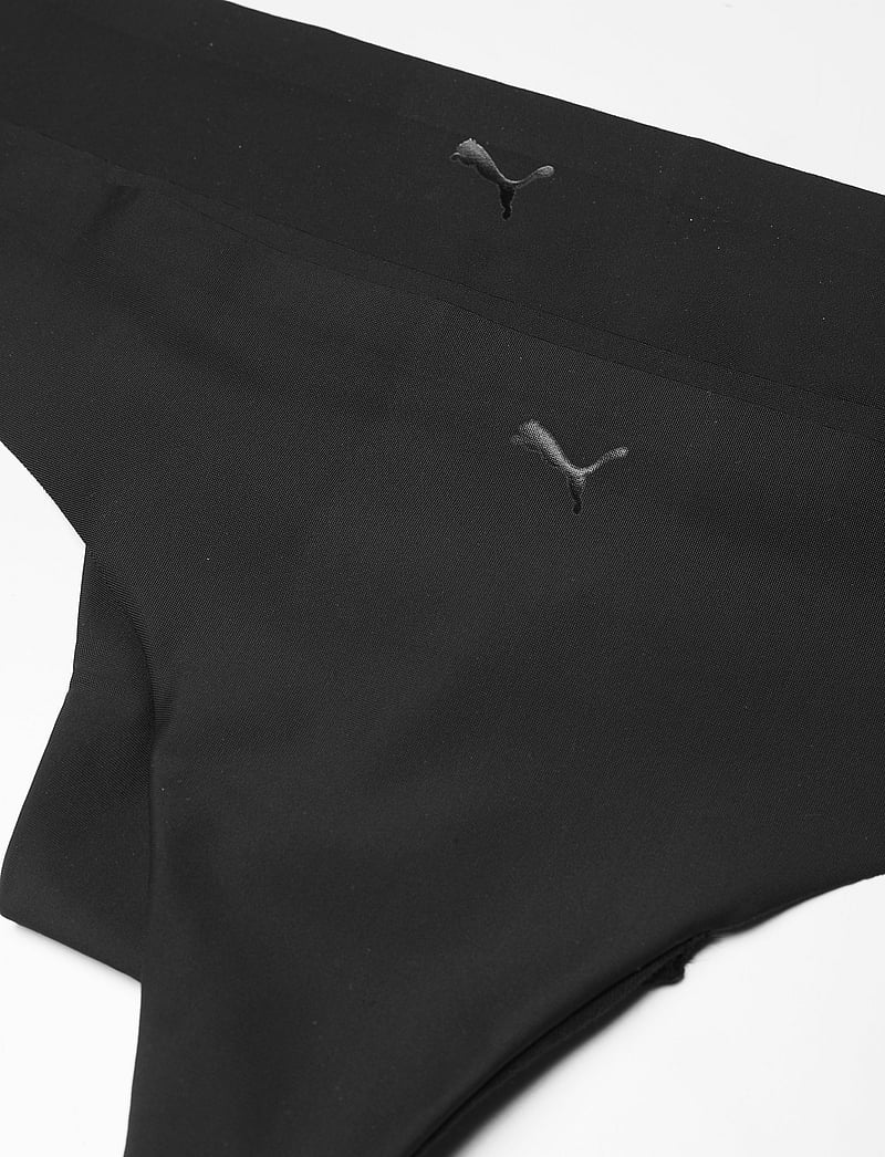 PUMA - PUMA WOMEN SEAMLESS STRING 2P PACK - undertøj - black - 4