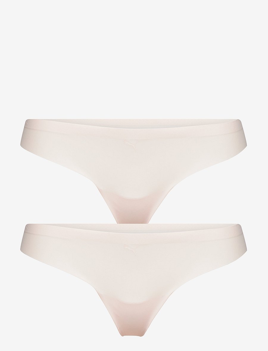 PUMA - PUMA WOMEN SEAMLESS STRING 2P PACK - aluspesu ja sokid - rose dust - 1