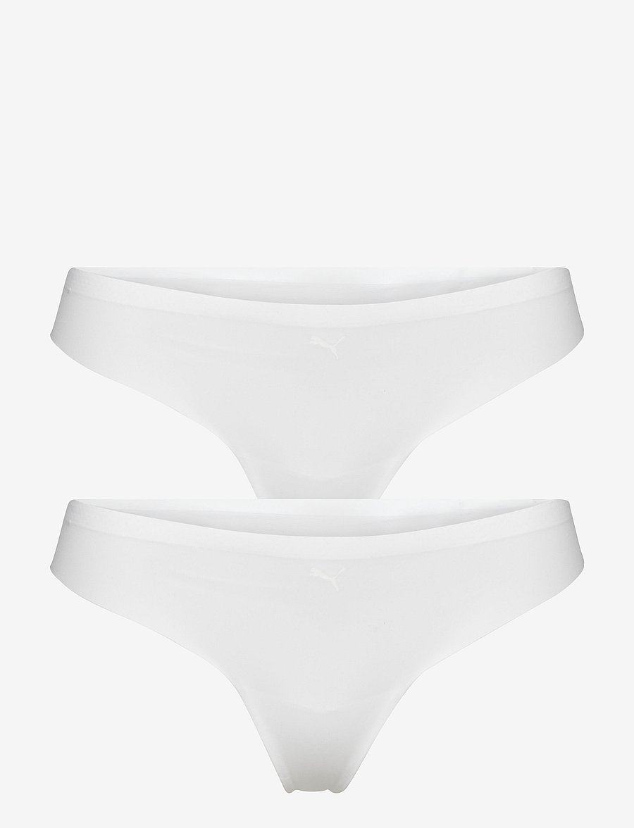PUMA - PUMA WOMEN SEAMLESS STRING 2P PACK - undertøj og sokker - white - 1