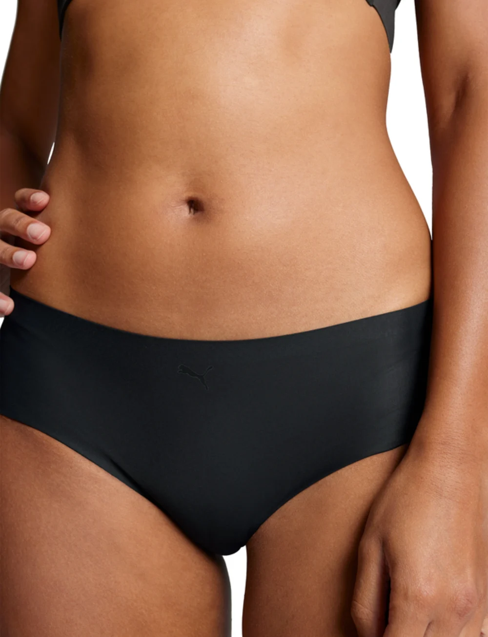 PUMA - PUMA WOMEN SEAMLESS HIPSTER 2P HANG - underkläder - black - 3