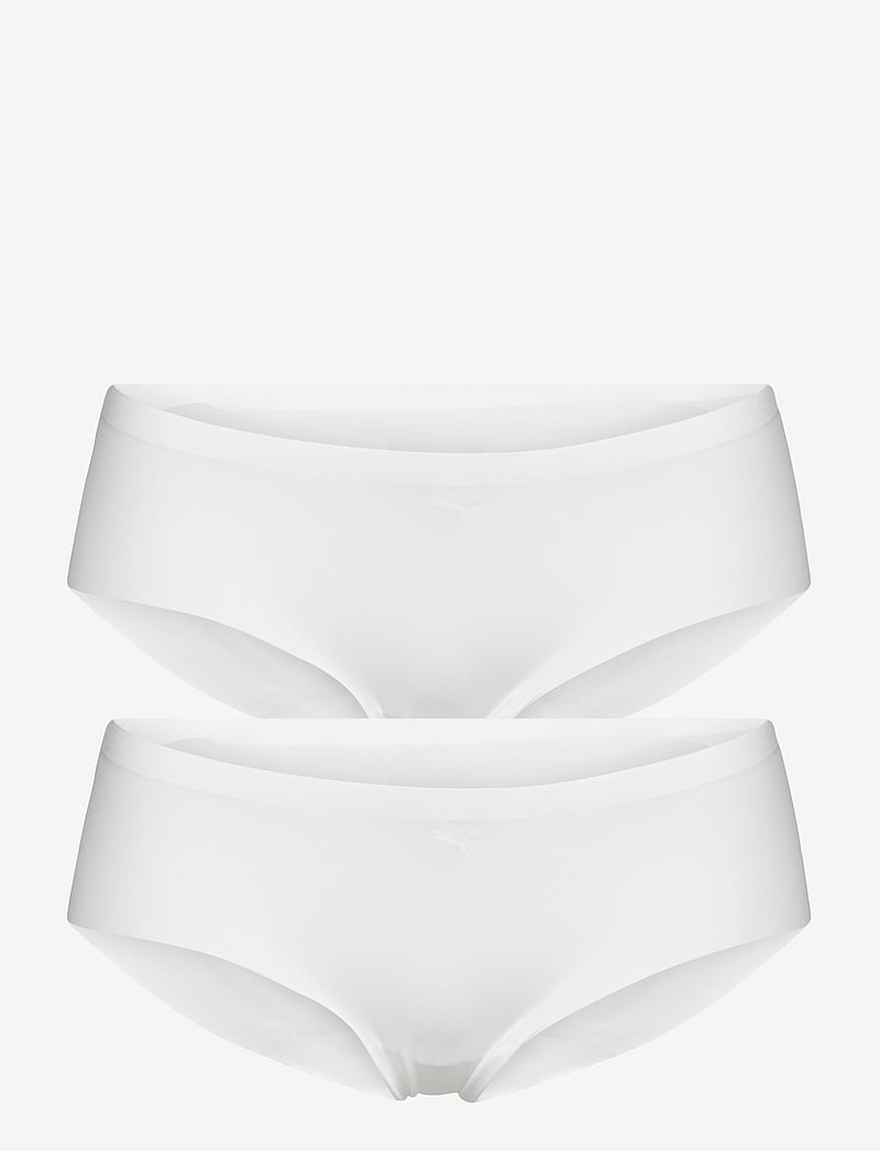 PUMA - PUMA WOMEN SEAMLESS HIPSTER 2P PACK - underkläder - white - 1