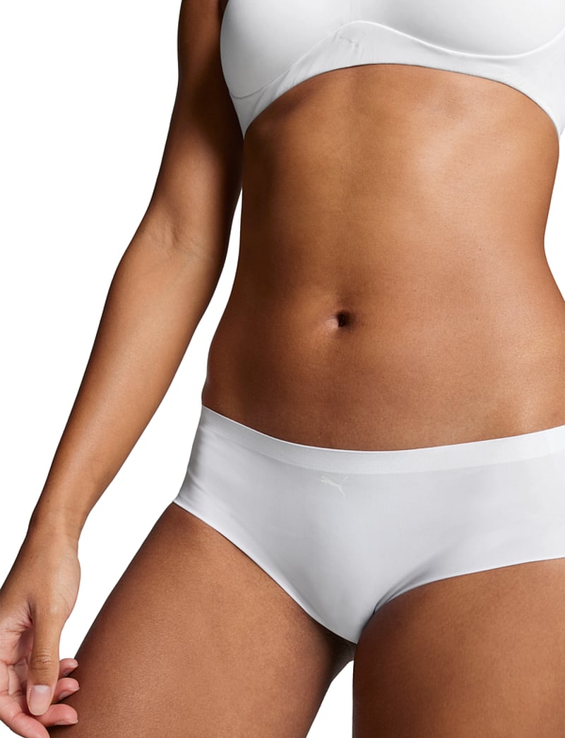 PUMA - PUMA WOMEN SEAMLESS HIPSTER 2P PACK - underkläder - white - 3