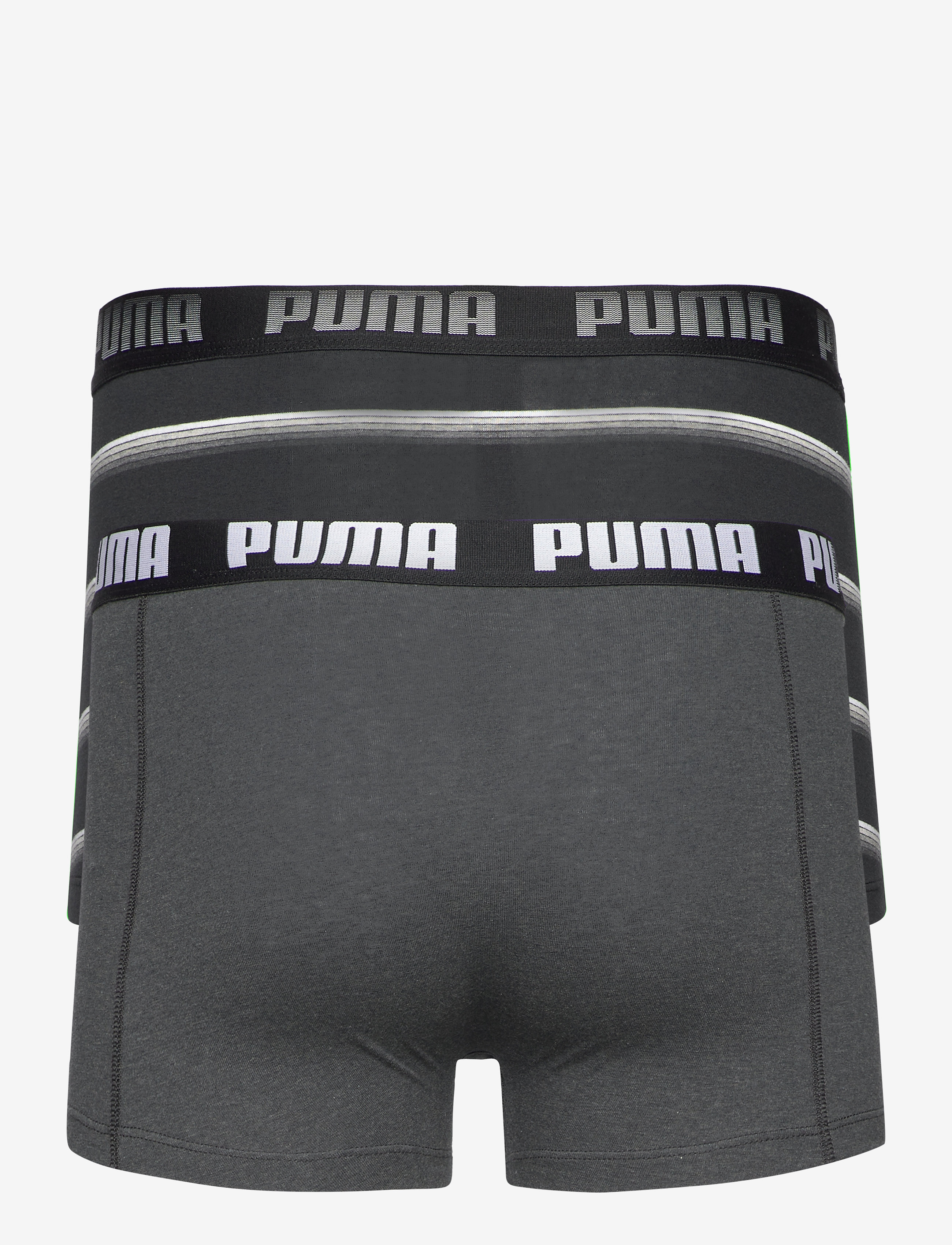 PUMA - PUMA MEN GRADIENT STRIPE BOXER 2P - black / grey melange - 5