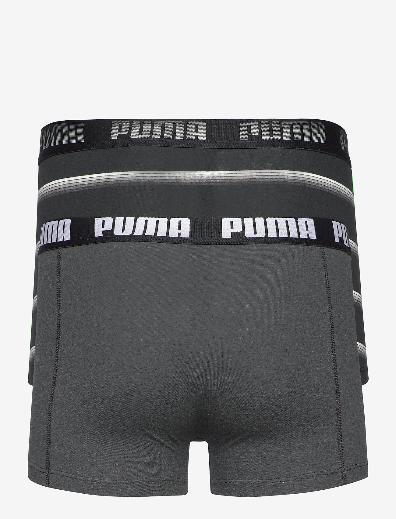 PUMA - PUMA MEN GRADIENT STRIPE BOXER 2P - black / grey melange - 5
