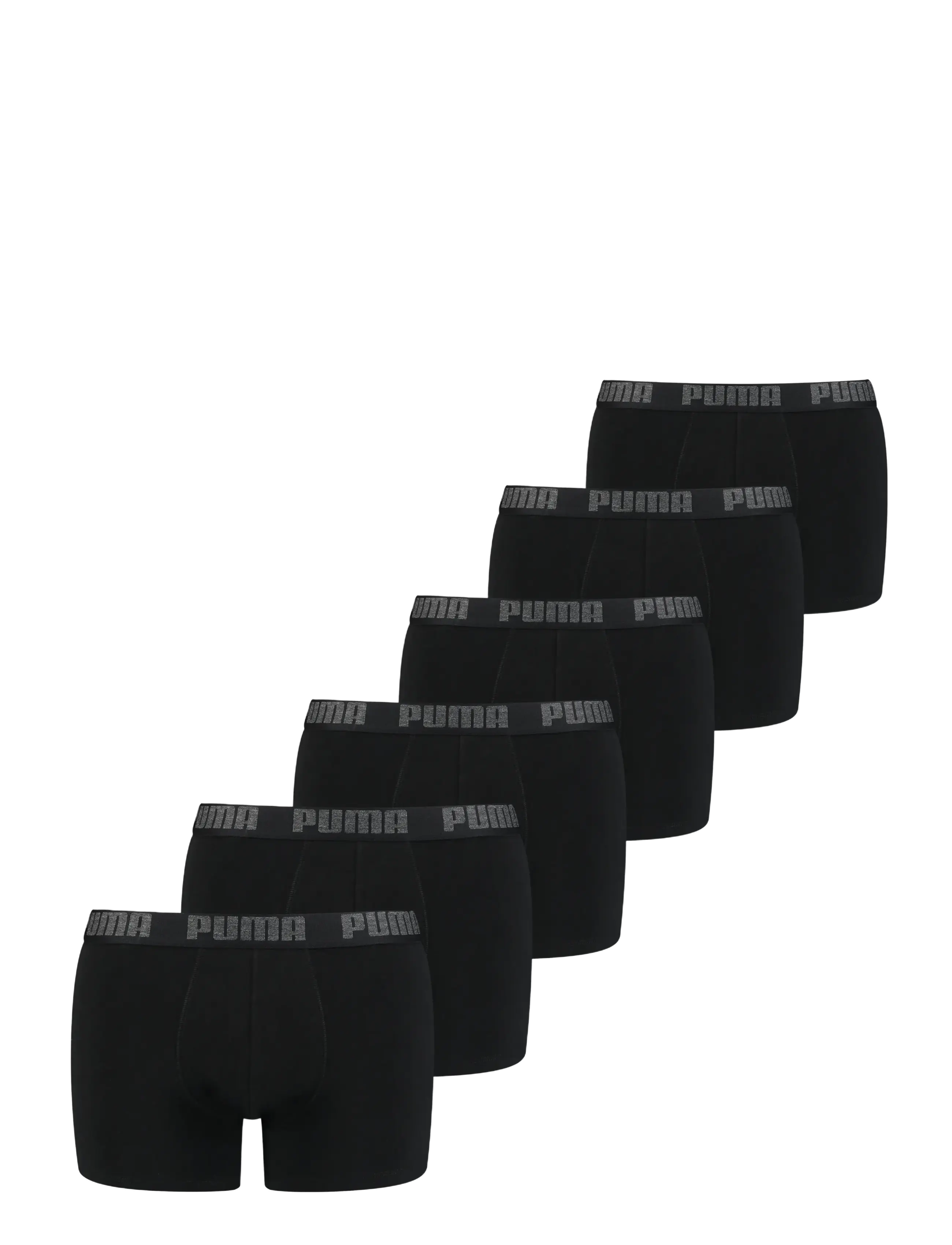 PUMA - PUMA BASIC BOXER 6P ECOM - black / black - 0