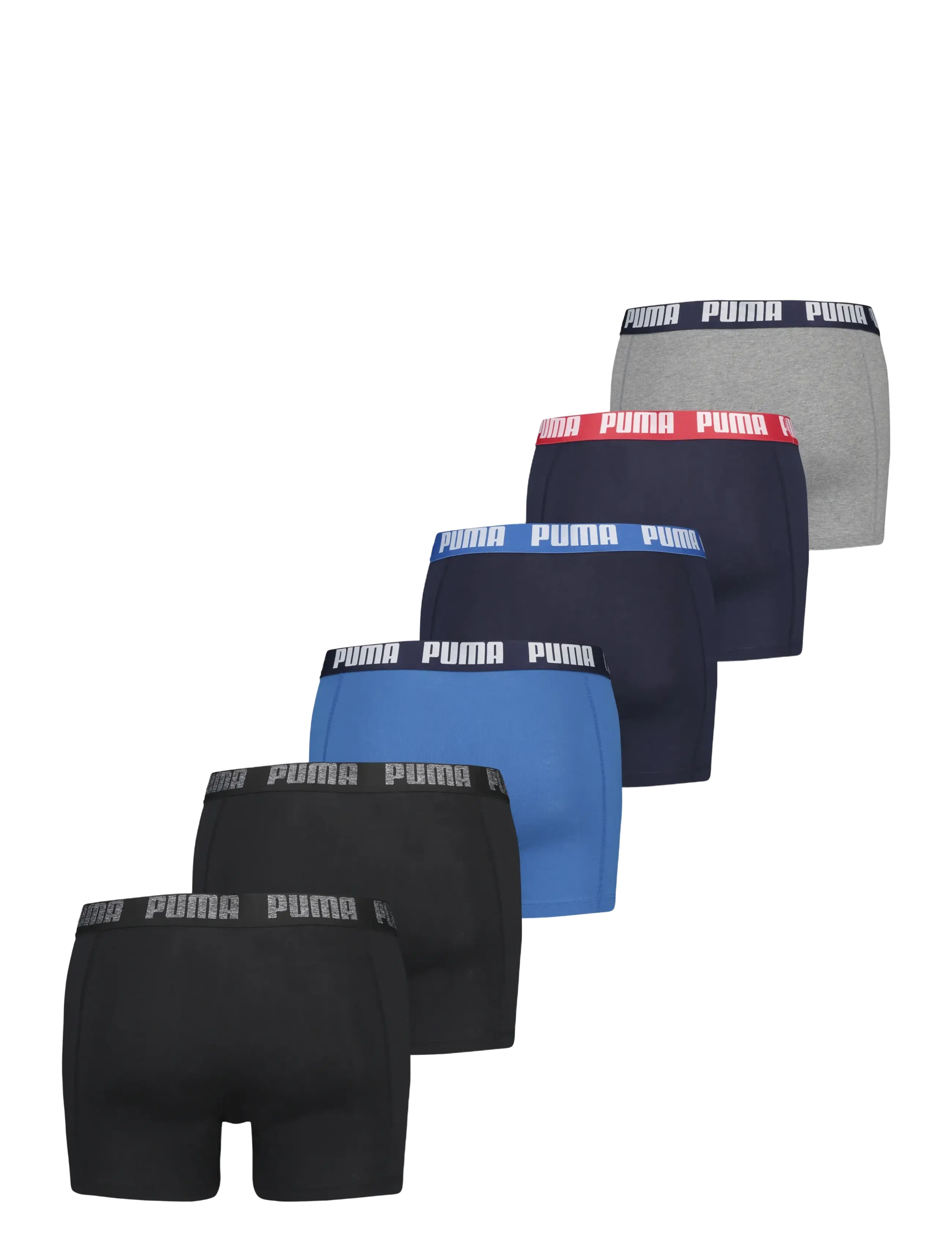 PUMA - PUMA BASIC BOXER 6P ECOM - blue / black - 1