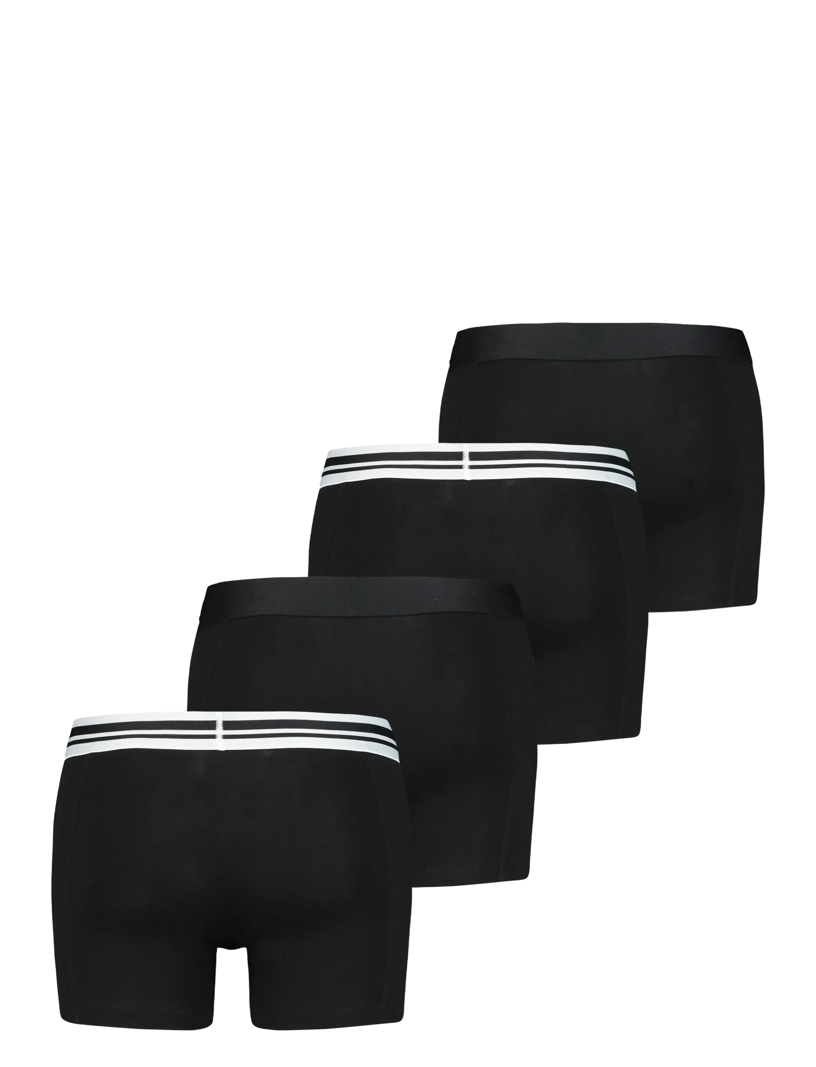 PUMA - PUMA PLACED LOGO BOXER 4P ECOM - black - 1
