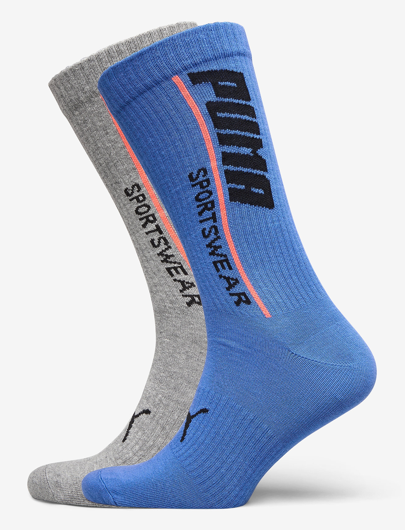 PUMA - PUMA MEN LOGO SOCK 2P - blue / red - 0