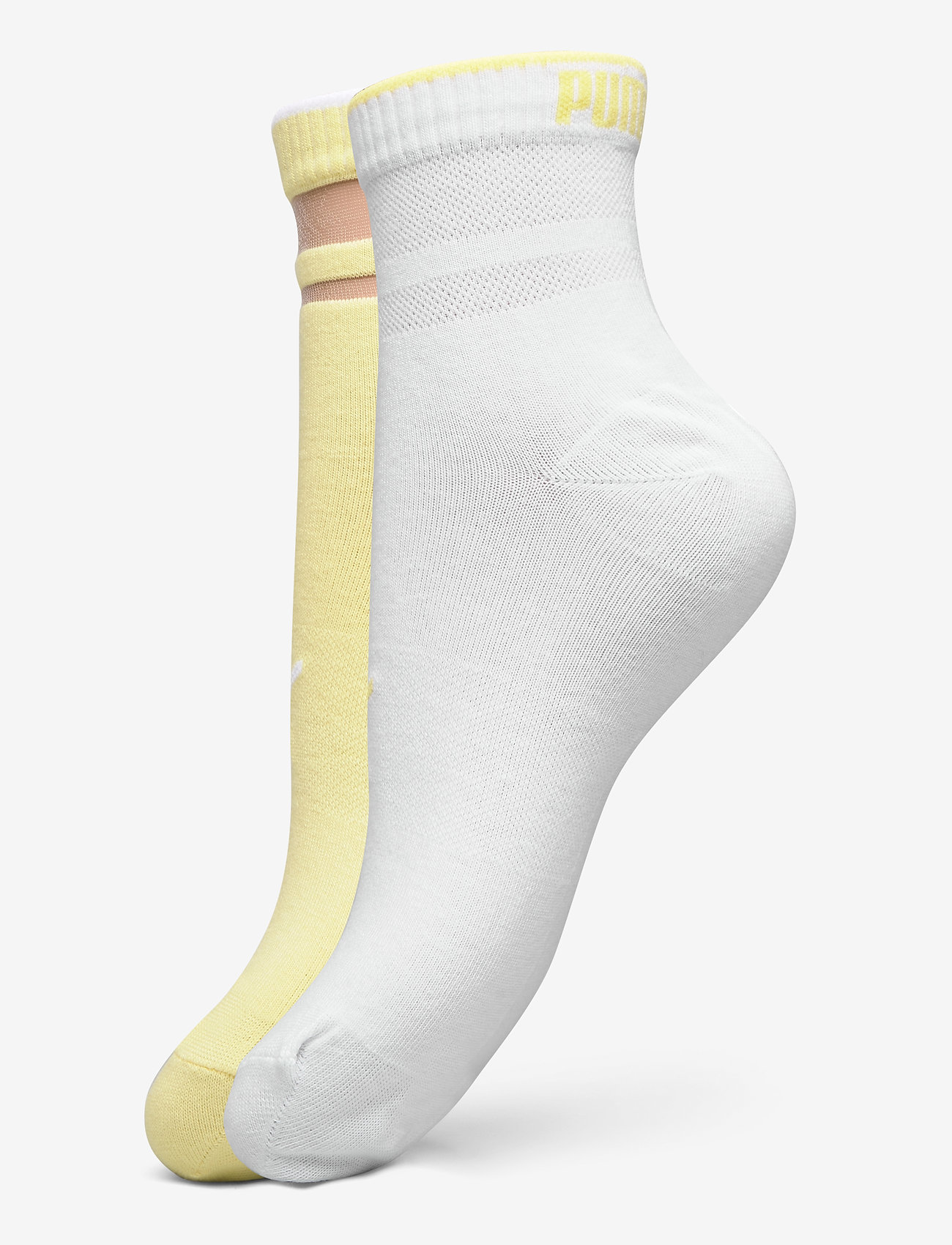PUMA - PUMA SHORT SOCK STRUCTURE 2P WOMEN - yellow - 0